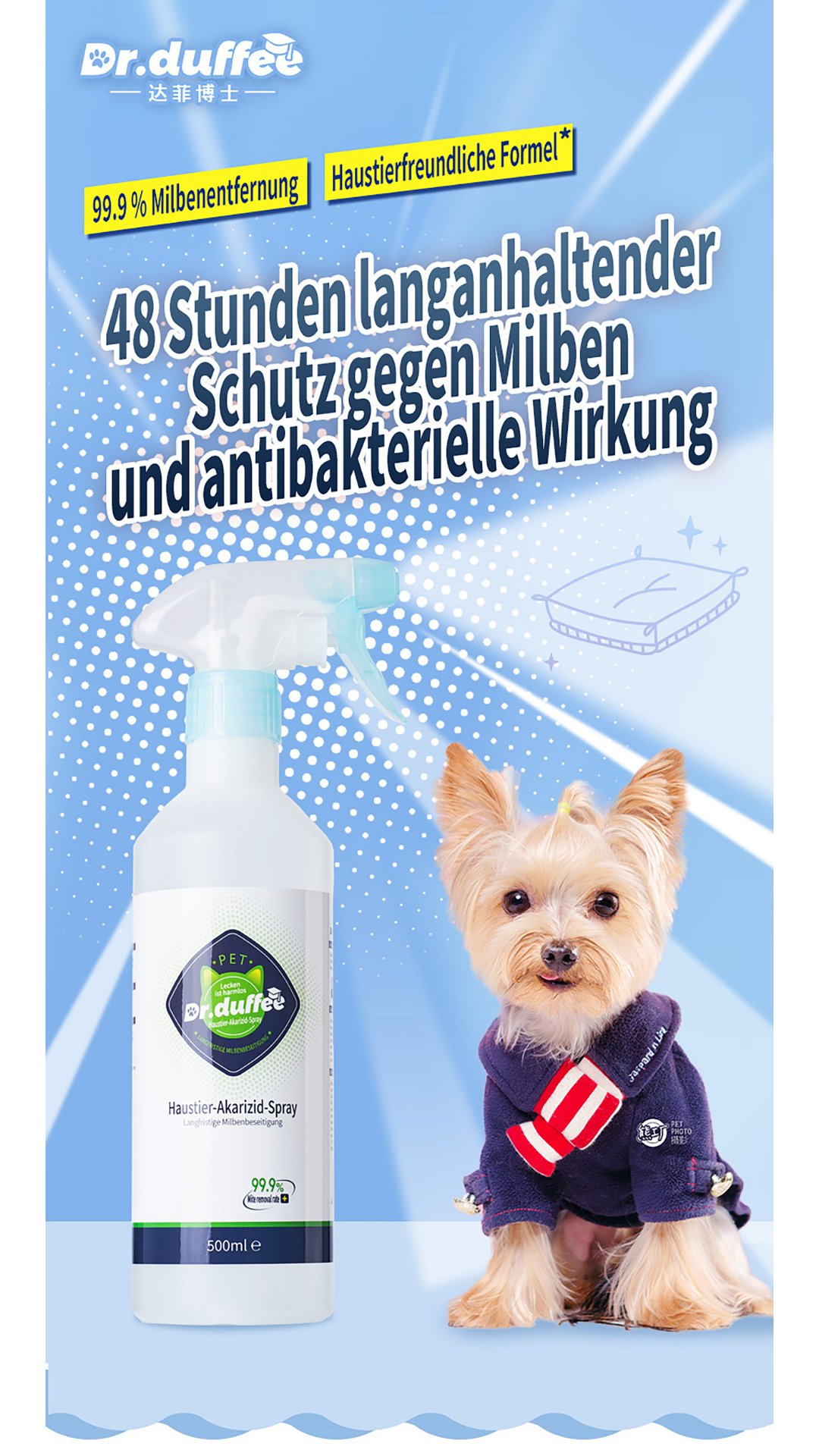 Dr. Duffee Milbenspray Effektive Milbenabwehr mit sofortiger Wirkung