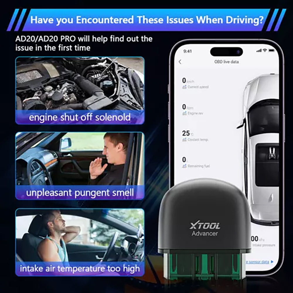 XTOOL AD20 PRO OBD2 Bluetooth Auto Diagnose Tool Code Leser für alle Systeme