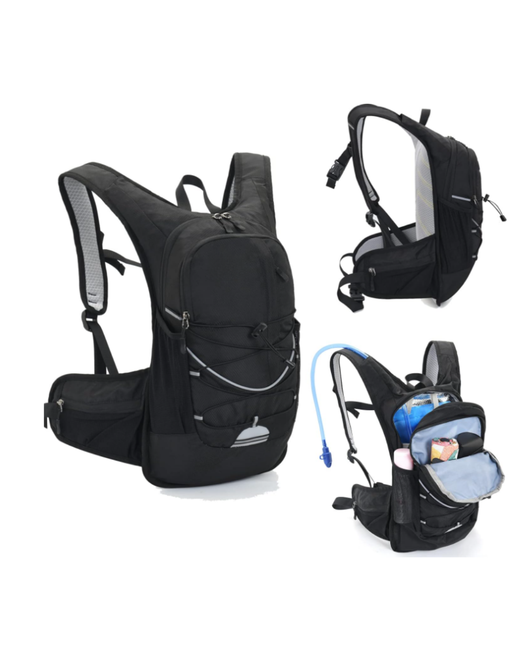 15L Trinkrucksack – Isolierter Trinkrucksack mit 2L Wasserblase für Laufen, Wandern, Radfahren & mehr