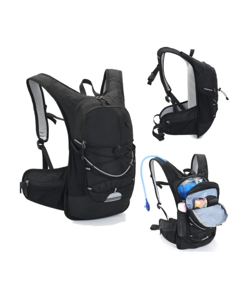 15L Trinkrucksack – Isolierter Trinkrucksack mit 2L Wasserblase für Laufen, Wandern, Radfahren & mehr