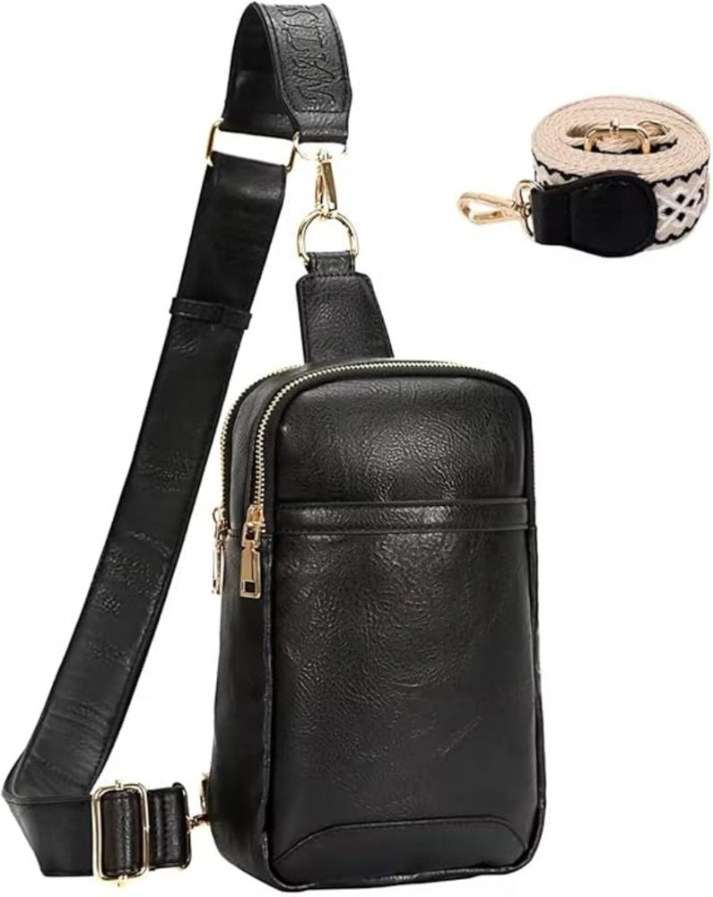 Damen Brusttasche – Stilvolle und praktische Schultertasche für Reisen, Wandern, Radfahren & Shopping