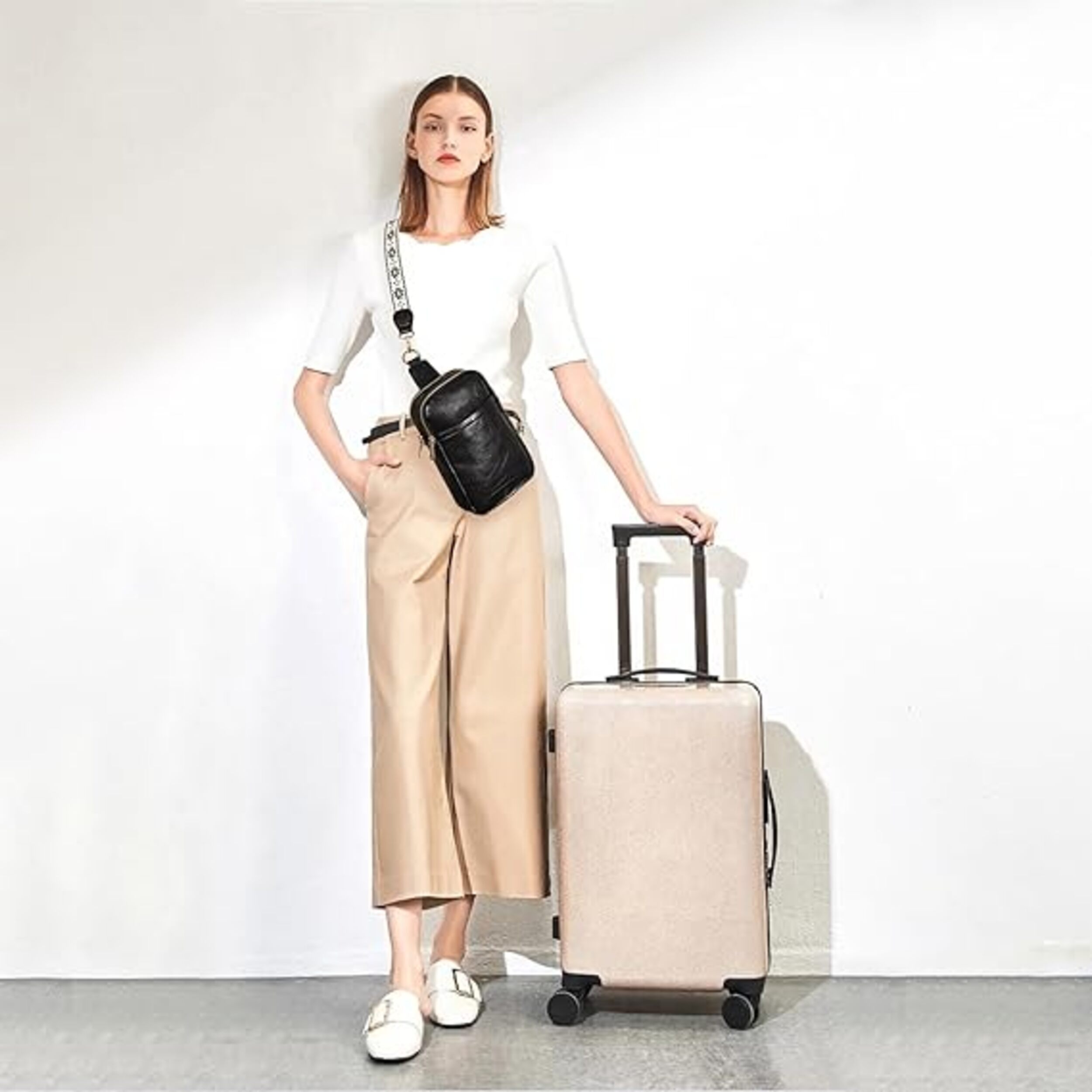Damen Brusttasche – Stilvolle und praktische Schultertasche für Reisen, Wandern, Radfahren & Shopping