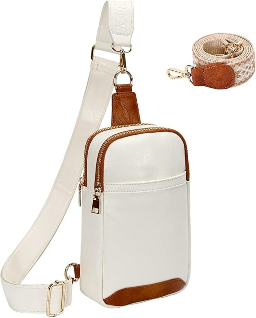 Damen Brusttasche – Stilvolle und praktische Schultertasche für Reisen, Wandern, Radfahren & Shopping