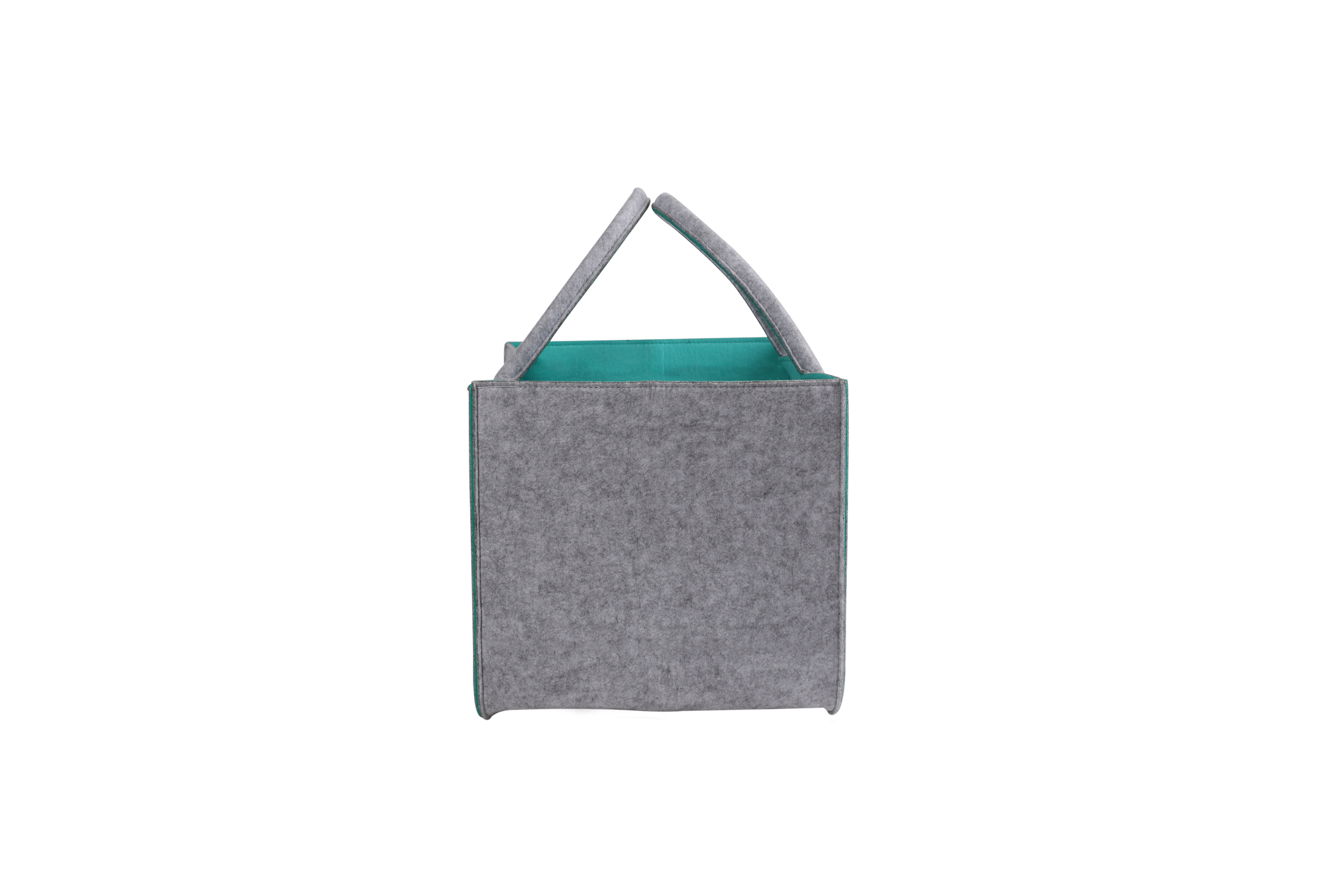 COCON KULT Filz-Tasche Hochwertige Einkaufstasche, Strandtasche，Badetasche, Henkeltasche，Zeitungskorb, Filzkorb, Einkaufskorb, Kaminholztasche， Zeitungsständer auch für Garten Picknick Strand，vielseitige Tragetasche zur Spielzeug Aufbewahrung Handtasche