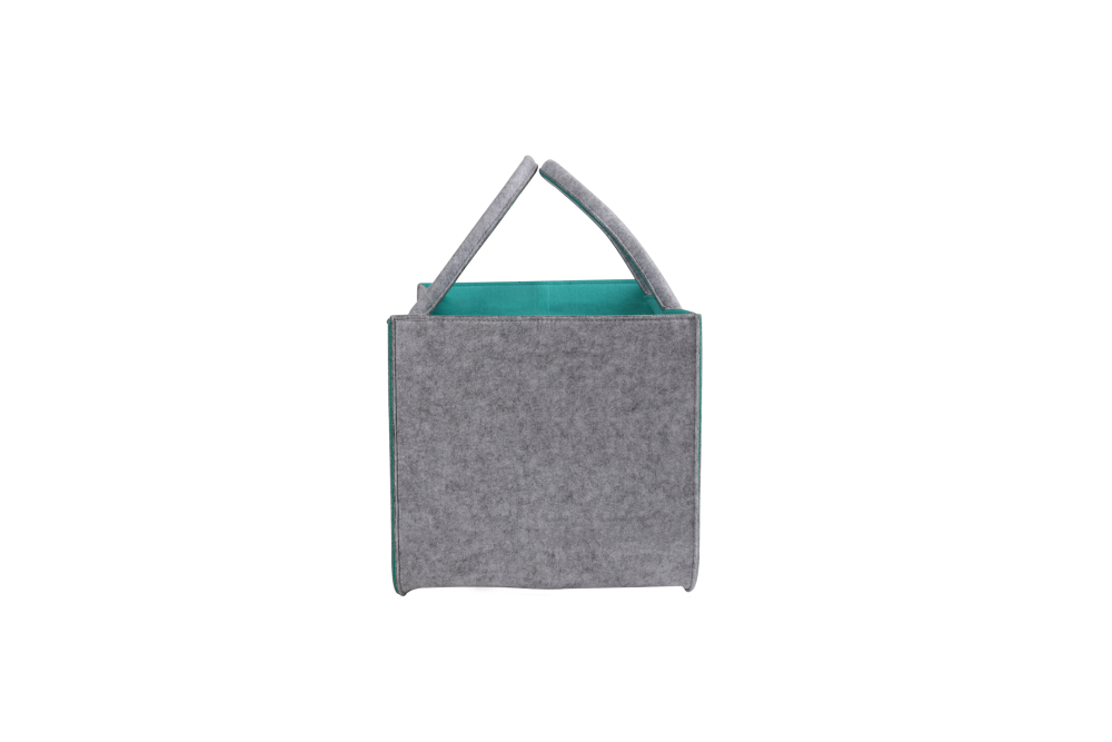 COCON KULT Filz-Tasche Hochwertige Einkaufstasche, Strandtasche，Badetasche, Henkeltasche，Zeitungskorb, Filzkorb, Einkaufskorb, Kaminholztasche， Zeitungsständer auch für Garten Picknick Strand，vielseitige Tragetasche zur Spielzeug Aufbewahrung Handtasche