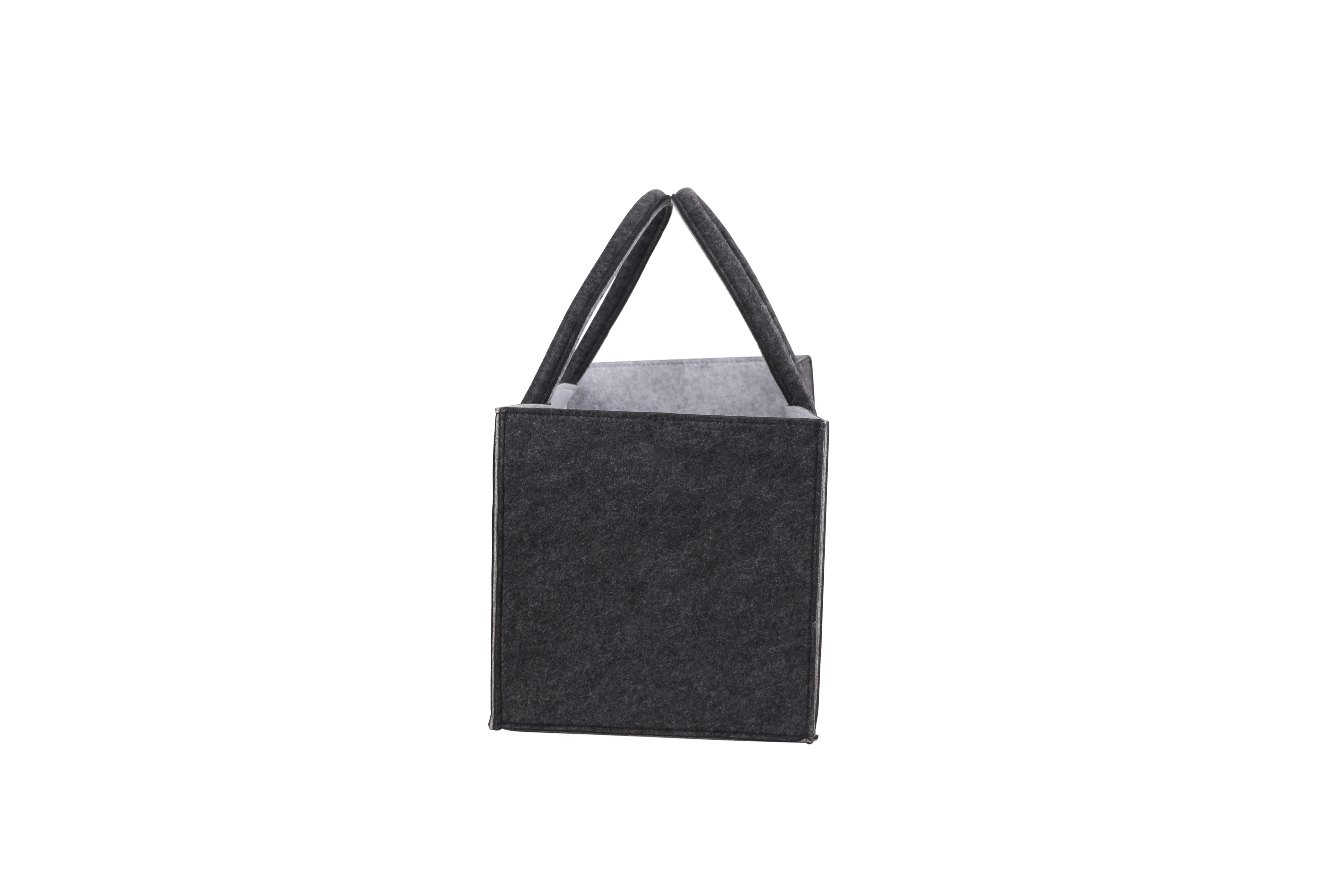 Kirin KULT Filz-Tasche Hochwertige Einkaufstasche, Strandtasche，Badetasche, Henkeltasche，Zeitungskorb, Filzkorb, Einkaufskorb, Kaminholztasche， Zeitungsständer auch für Garten Picknick Strand，vielseitige Tragetasche zur Spielzeug Aufbewahrung Handtasche