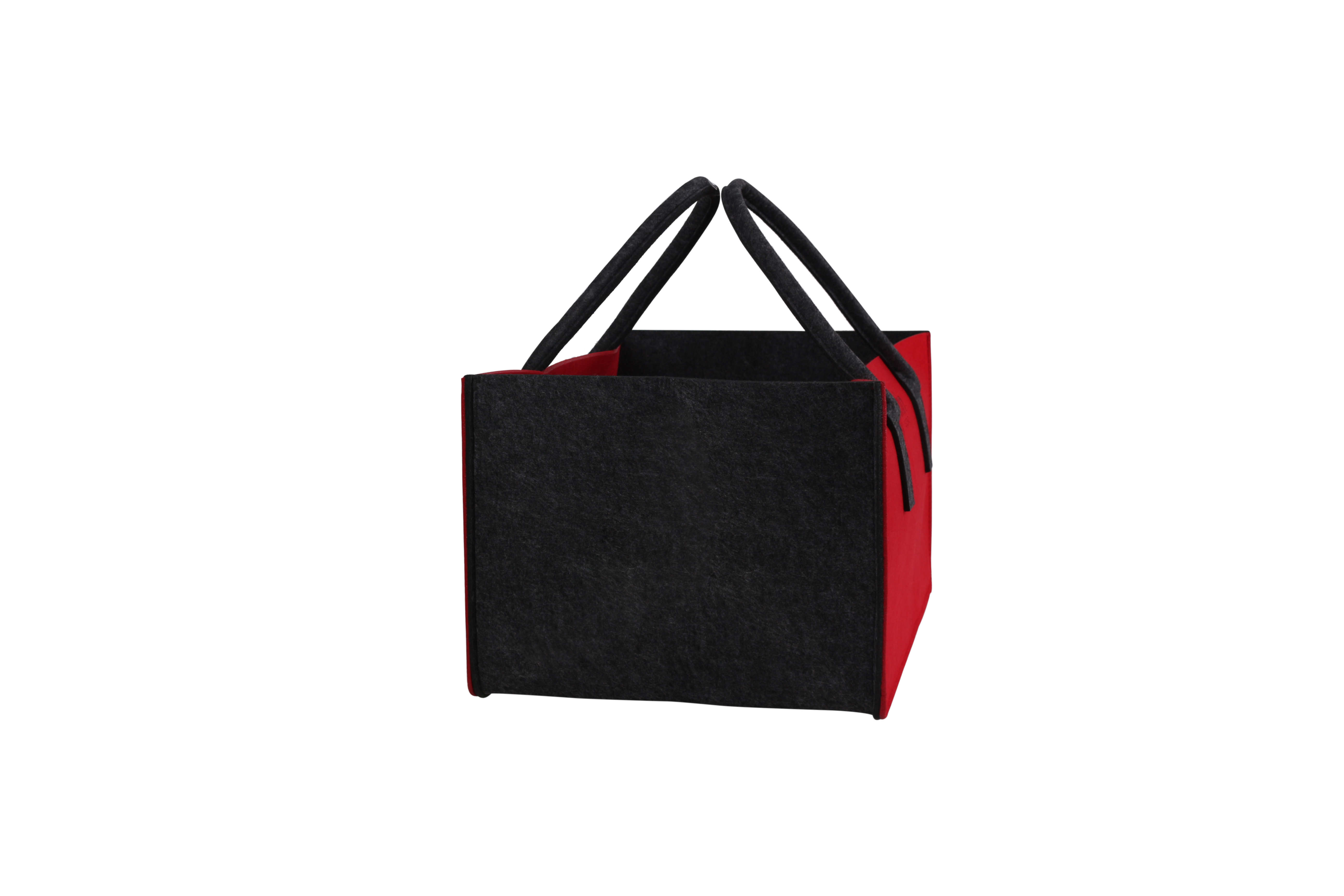 Kirin KULT Filz-Tasche Hochwertige Einkaufstasche, Strandtasche，Badetasche, Henkeltasche，Zeitungskorb, Filzkorb, Einkaufskorb, Kaminholztasche， Zeitungsständer auch für Garten Picknick Strand，vielseitige Tragetasche zur Spielzeug Aufbewahrung Handtasche