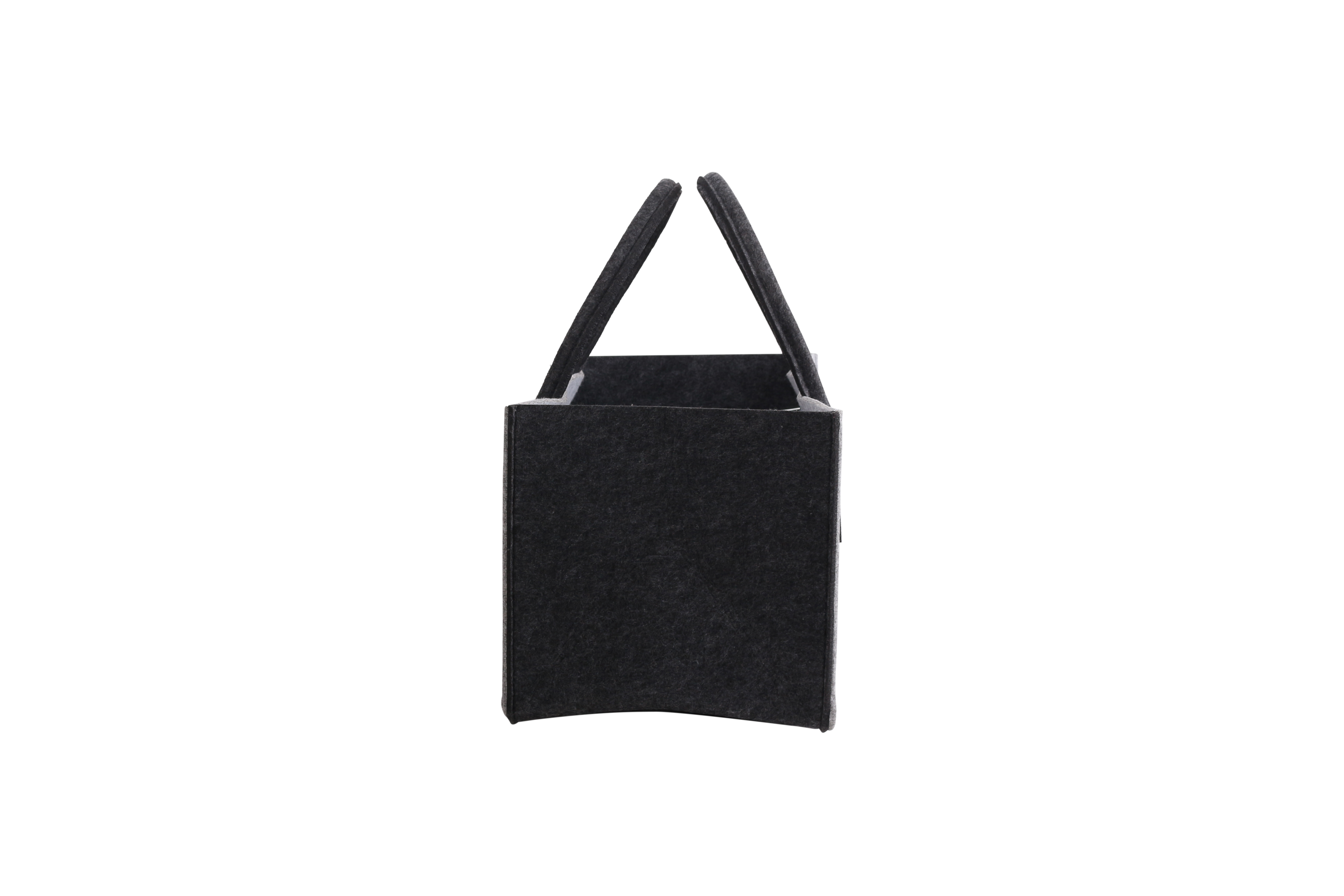 Kirin KULT Filz-Tasche Hochwertige Einkaufstasche, Strandtasche，Badetasche, Henkeltasche，Zeitungskorb, Filzkorb, Einkaufskorb, Kaminholztasche， Zeitungsständer auch für Garten Picknick Strand，vielseitige Tragetasche zur Spielzeug Aufbewahrung Handtasche