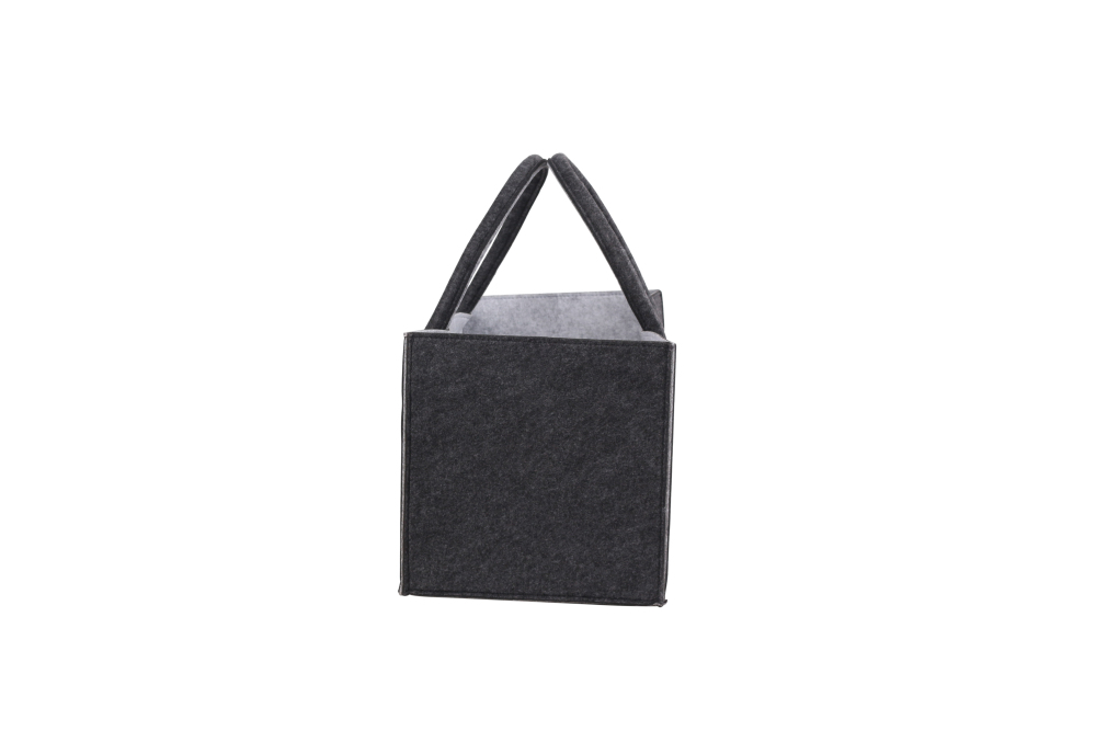 COCON KULT Filz-Tasche Hochwertige Einkaufstasche, Strandtasche，Badetasche, Henkeltasche，Zeitungskorb, Filzkorb, Einkaufskorb, Kaminholztasche， Zeitungsständer auch für Garten Picknick Strand，vielseitige Tragetasche zur Spielzeug Aufbewahrung Handtasche