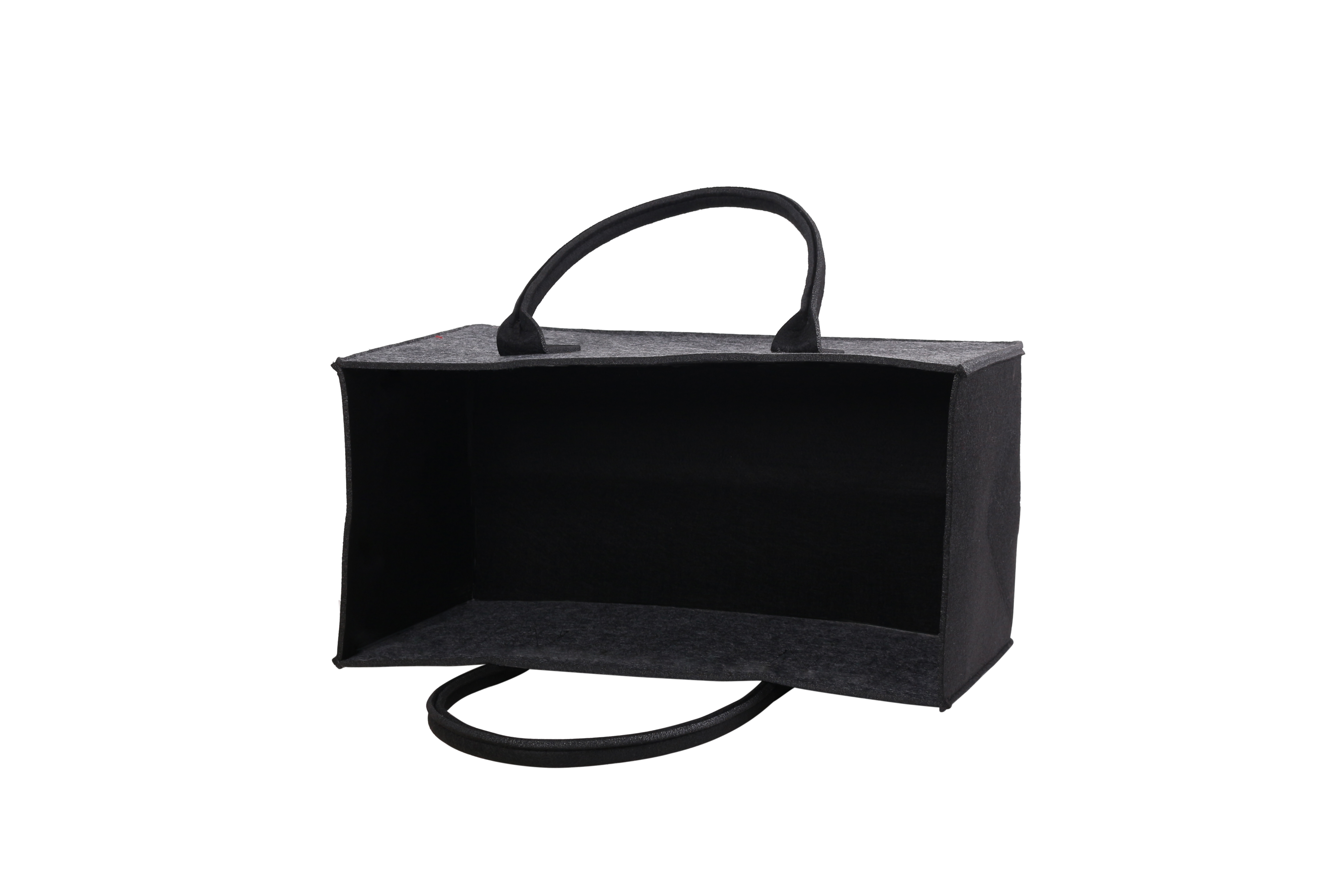 Kirin KULT Filz-Tasche Hochwertige Einkaufstasche, Strandtasche，Badetasche, Henkeltasche，Zeitungskorb, Filzkorb, Einkaufskorb, Kaminholztasche， Zeitungsständer auch für Garten Picknick Strand，vielseitige Tragetasche zur Spielzeug Aufbewahrung Handtasche