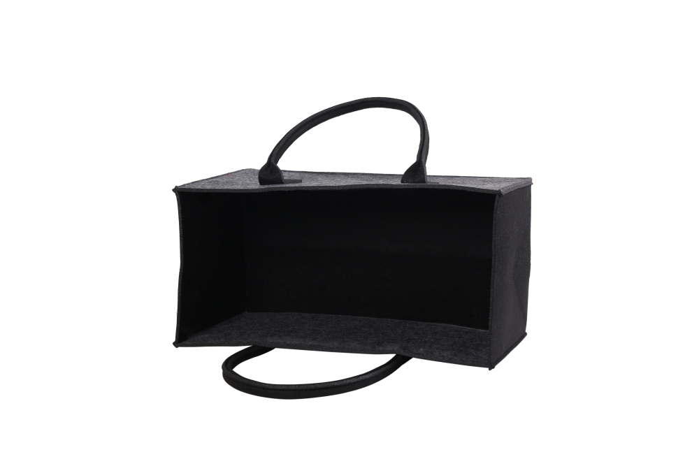 Kirin KULT Filz-Tasche Hochwertige Einkaufstasche, Strandtasche，Badetasche, Henkeltasche，Zeitungskorb, Filzkorb, Einkaufskorb, Kaminholztasche， Zeitungsständer auch für Garten Picknick Strand，vielseitige Tragetasche zur Spielzeug Aufbewahrung Handtasche