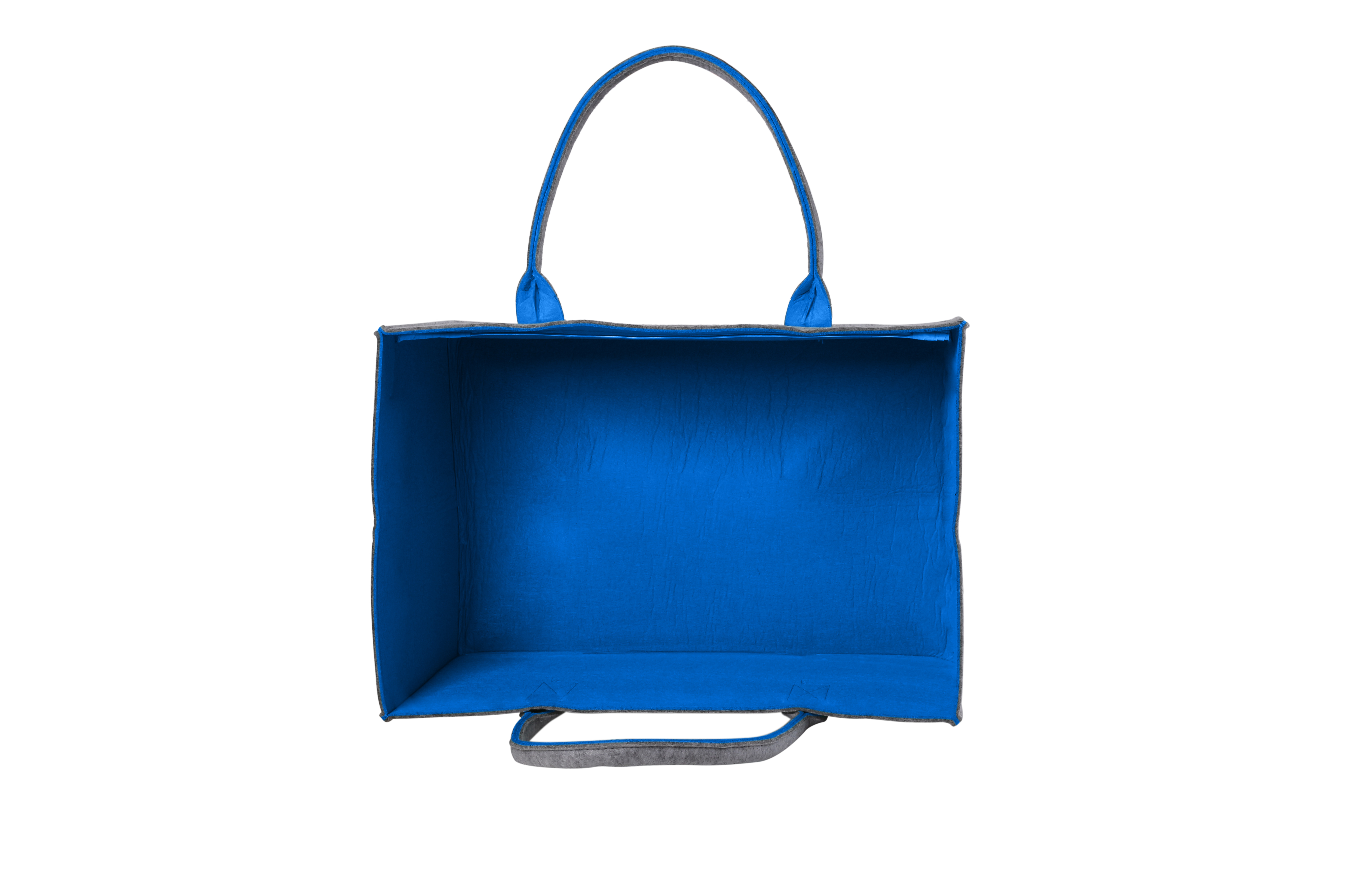 COCON KULT Filz-Tasche Hochwertige Einkaufstasche, Strandtasche，Badetasche, Henkeltasche，Zeitungskorb, Filzkorb, Einkaufskorb, Kaminholztasche， Zeitungsständer auch für Garten Picknick Strand，vielseitige Tragetasche zur Spielzeug Aufbewahrung Handtasche