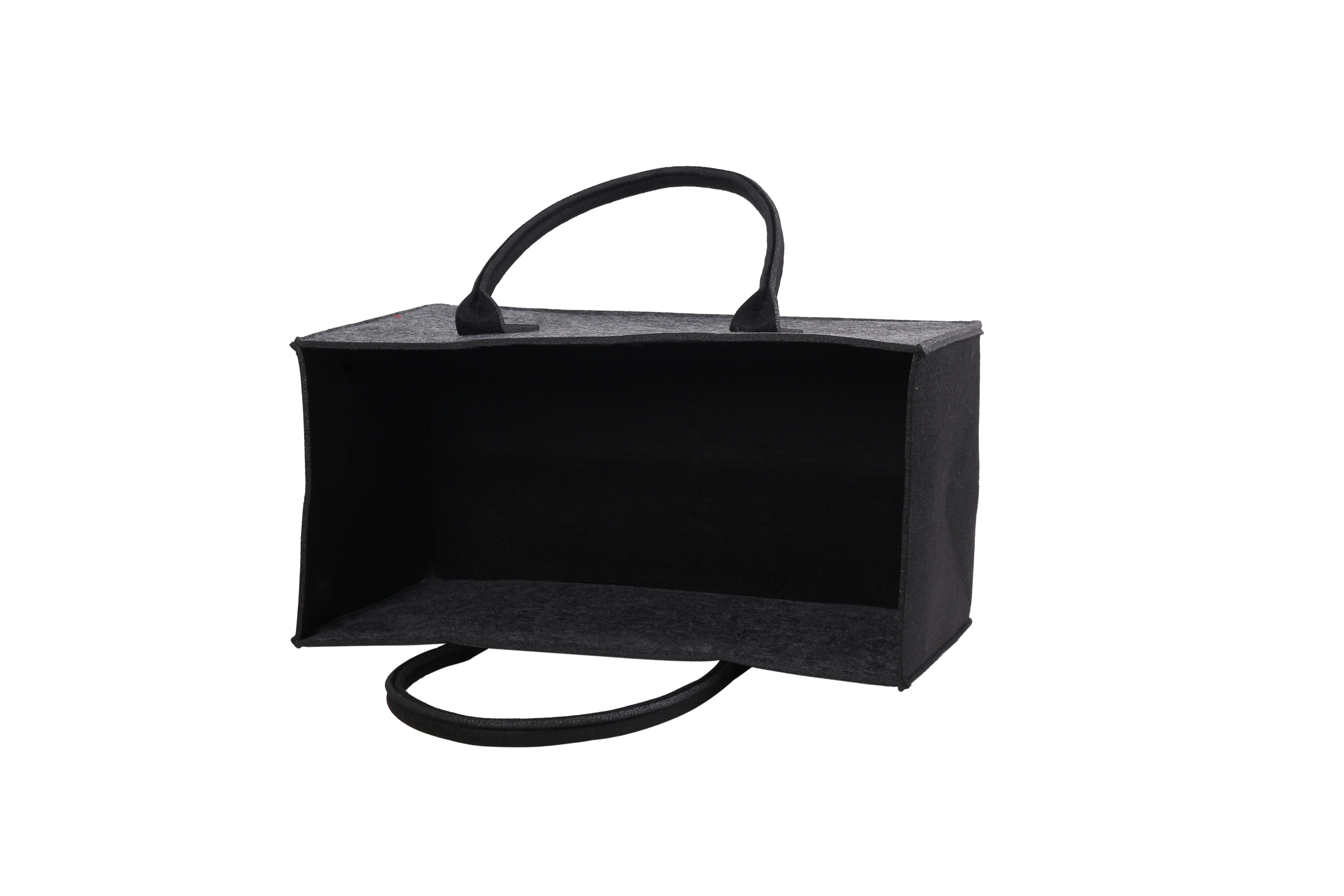 COCON KULT Filz-Tasche Hochwertige Einkaufstasche, Strandtasche，Badetasche, Henkeltasche，Zeitungskorb, Filzkorb, Einkaufskorb, Kaminholztasche， Zeitungsständer auch für Garten Picknick Strand，vielseitige Tragetasche zur Spielzeug Aufbewahrung Handtasche