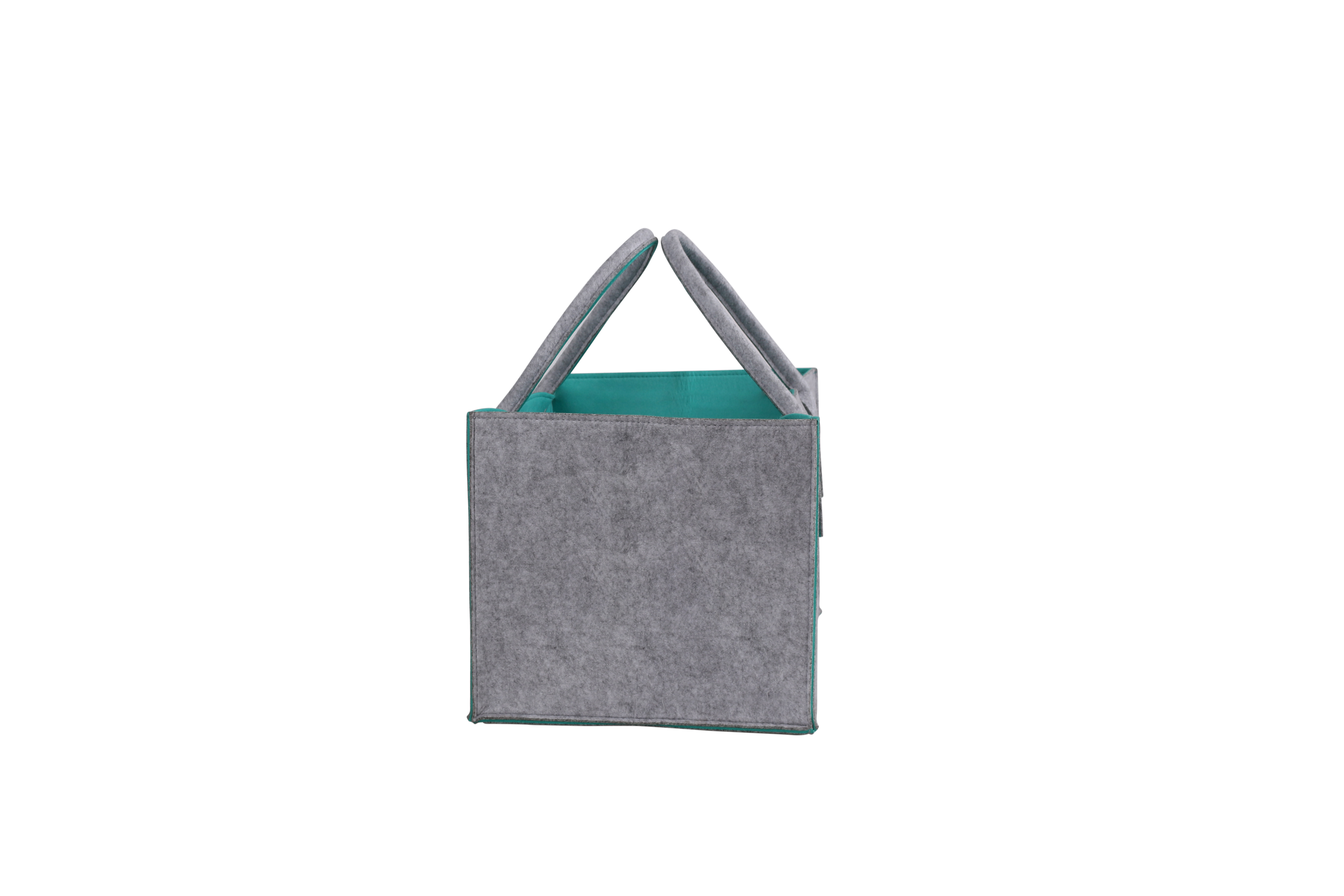 Kirin KULT Filz-Tasche Hochwertige Einkaufstasche, Strandtasche，Badetasche, Henkeltasche，Zeitungskorb, Filzkorb, Einkaufskorb, Kaminholztasche， Zeitungsständer auch für Garten Picknick Strand，vielseitige Tragetasche zur Spielzeug Aufbewahrung Handtasche