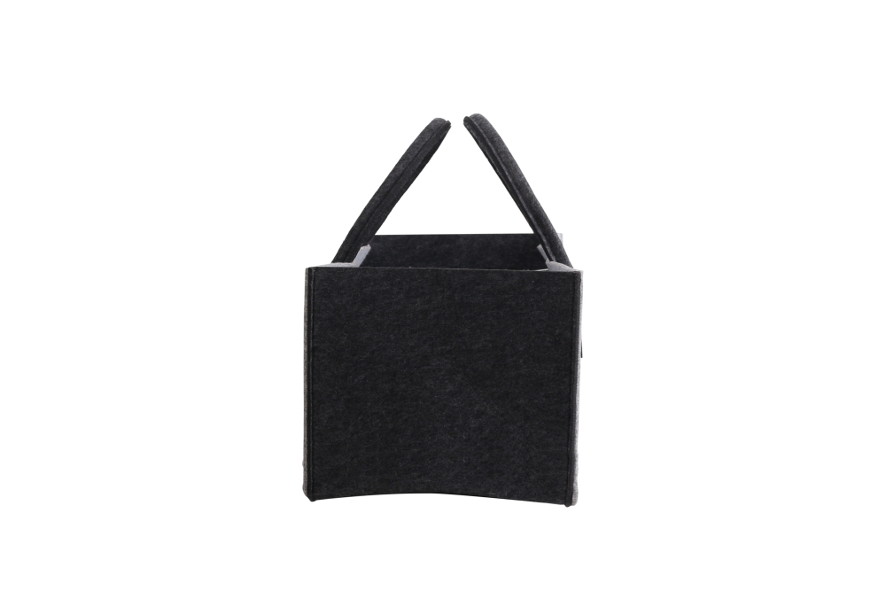 Kirin KULT Filz-Tasche Hochwertige Einkaufstasche, Strandtasche，Badetasche, Henkeltasche，Zeitungskorb, Filzkorb, Einkaufskorb, Kaminholztasche， Zeitungsständer auch für Garten Picknick Strand，vielseitige Tragetasche zur Spielzeug Aufbewahrung Handtasche