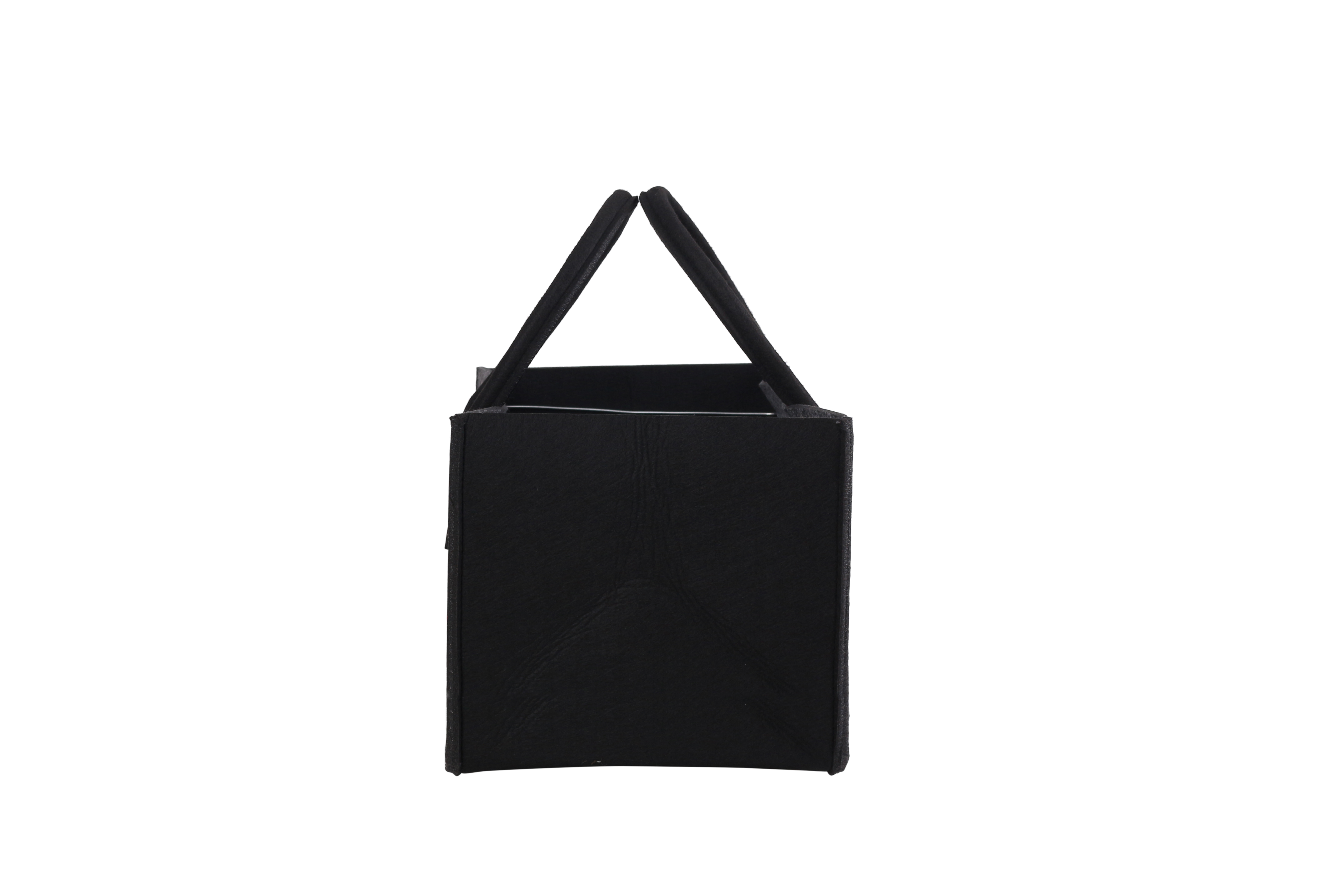 Kirin KULT Filz-Tasche Hochwertige Einkaufstasche, Strandtasche，Badetasche, Henkeltasche，Zeitungskorb, Filzkorb, Einkaufskorb, Kaminholztasche， Zeitungsständer auch für Garten Picknick Strand，vielseitige Tragetasche zur Spielzeug Aufbewahrung Handtasche