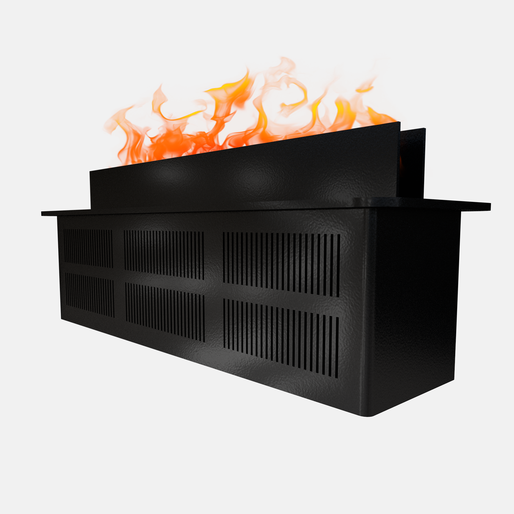 Moderner Ultraschall-Nebelkamin mit realistischer Flammensimulation – sicher, umweltfreundlich und mit Befeuchtungsfunktion – für Wohnräume, Hotels & Gewerbe (Einbau/Standkamin)
