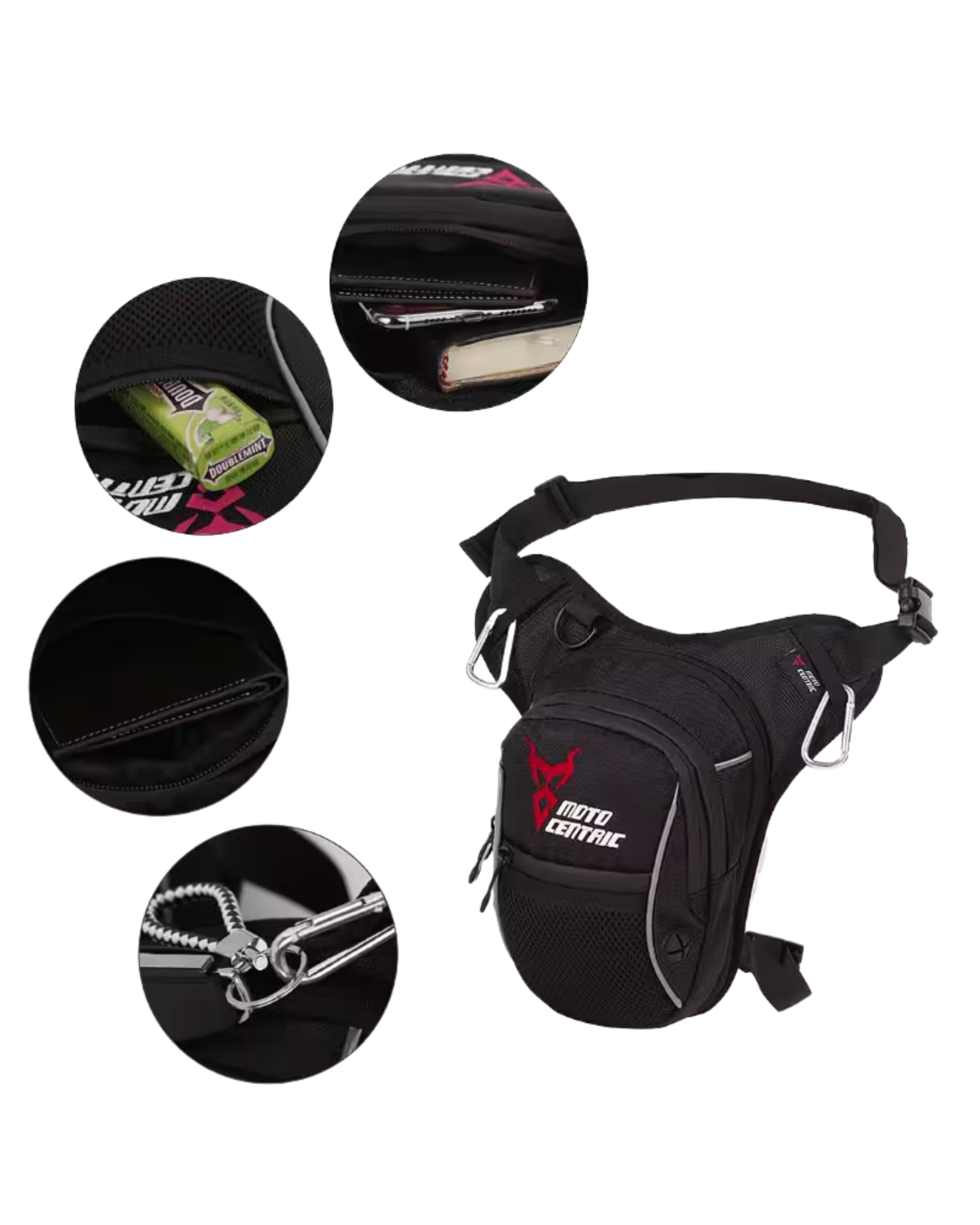 Beintasche Oxford Hüfttasche, Motorrad-Beintasche Oberschenkel Gürteltasche