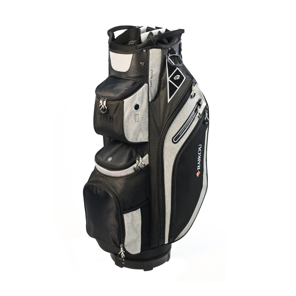 RAIKOU Golf Cartbag– Wasserdichte Golftasche – 14-fach Divider, Kühlfach, Wertsachenfach, Trolley kompatibel, leichte Golftasche