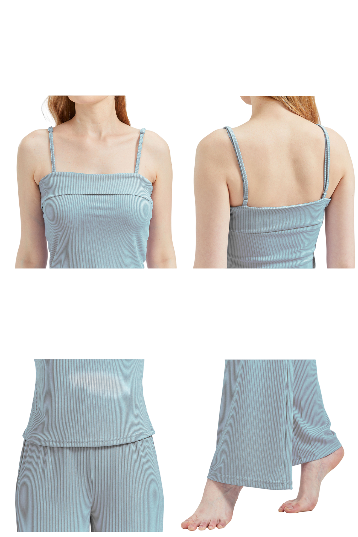 RAIKOU Schlafanzüge Für Damen Lange Schlafanzughose Set Nachtwäsche Hausanzug Freizeitanzug Zweiteiliger V-Ausschnitt Pyjama Set Nachthemd Pyjama Set Nachtwäsche Sleepwear