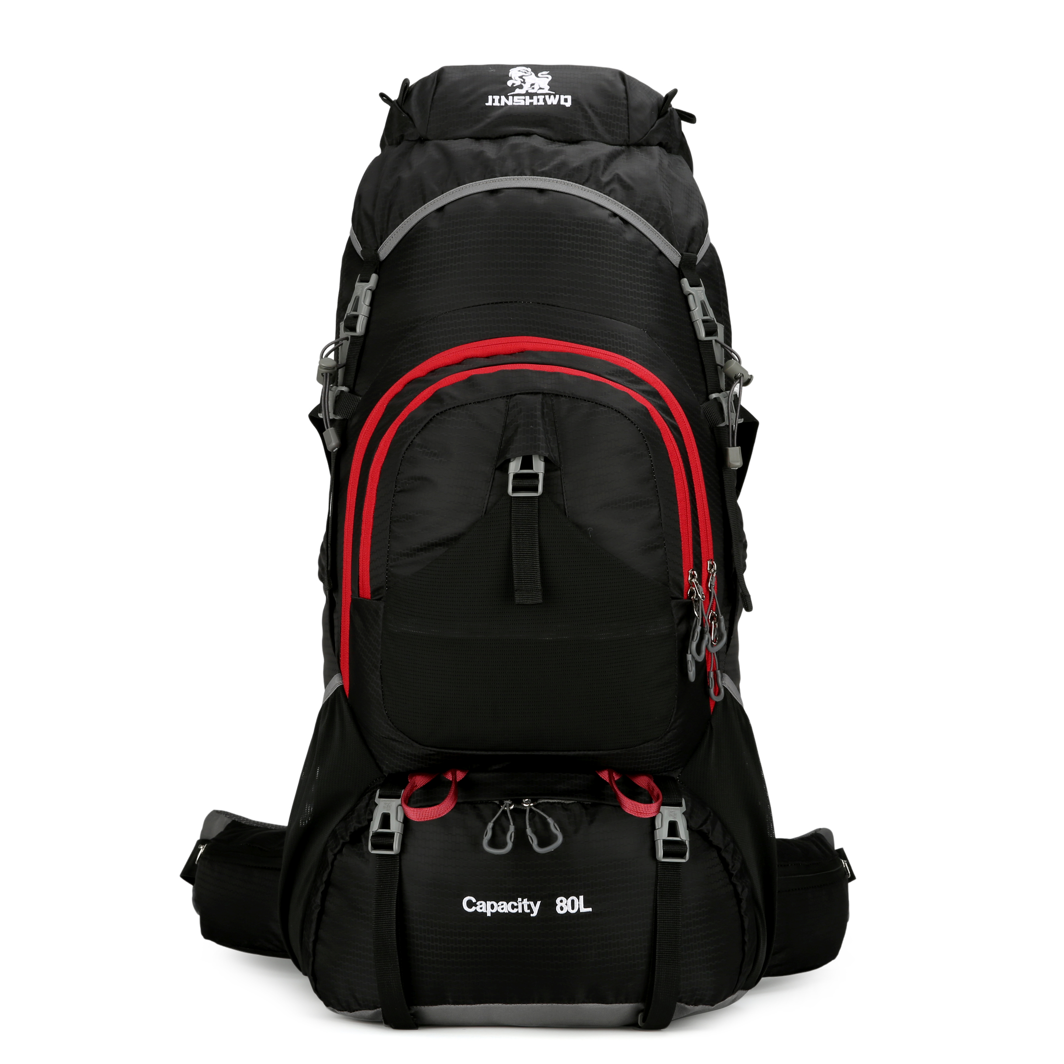 80L Outdoor Wanderrucksack – Wasserdicht, MOLLE, Trekkingrucksack, Trageunterstützung aus Aluminiumlegierung, Reisetasche, 1,65 kg, 80cm * 30cm * 40cm
