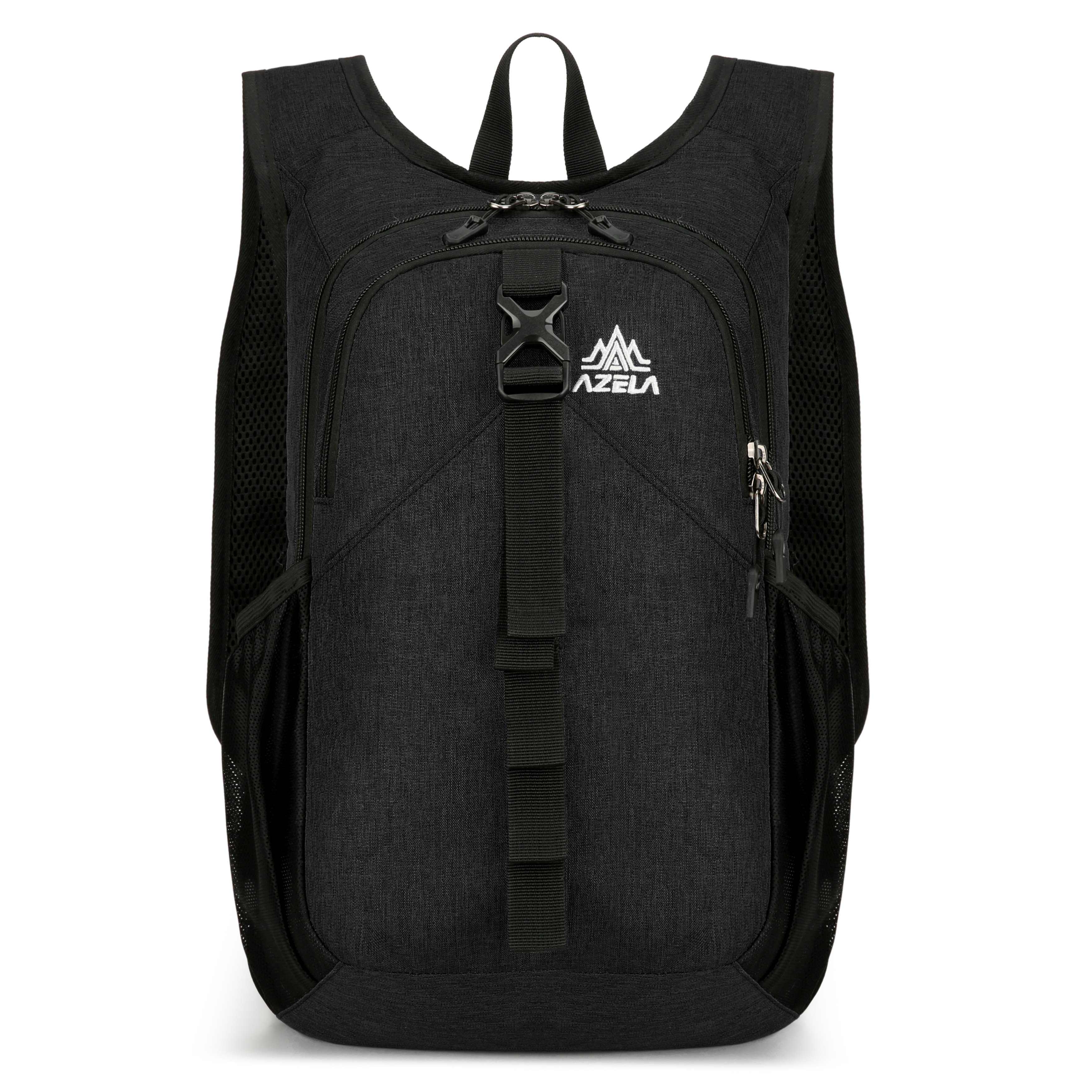Leichter Wanderrucksack 15L für Damen und Herren, faltbarer Tagesrucksack mit Handytasche am Schultergurt, wasserdichtes & strapazierfähiges Material, ideal für Reisen, Camping, Radfahren und Outdoor-Aktivitäten
