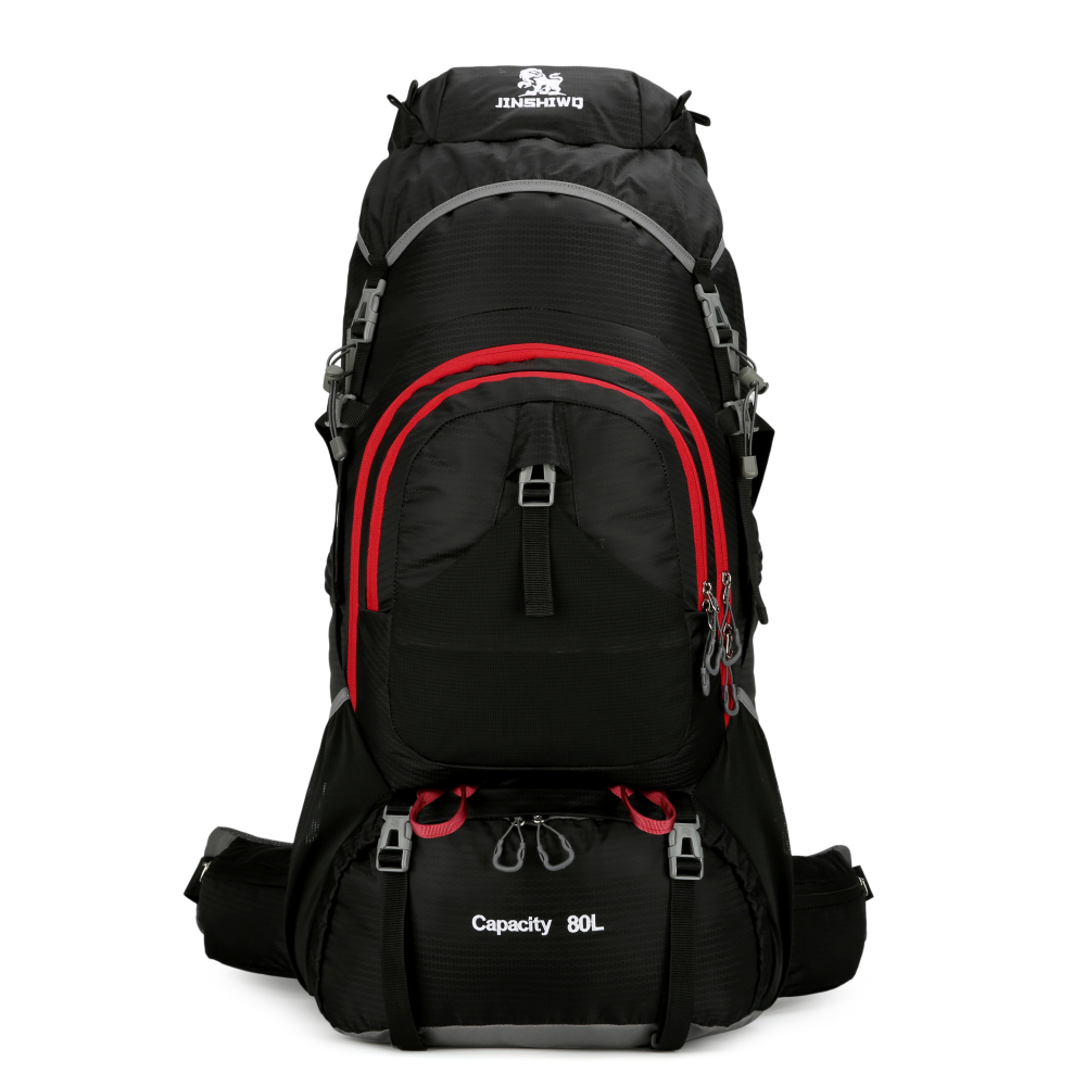80L Outdoor Wanderrucksack – Wasserdicht, MOLLE, Trekkingrucksack, Trageunterstützung aus Aluminiumlegierung, Reisetasche, 1,65 kg, 80cm * 30cm * 40cm