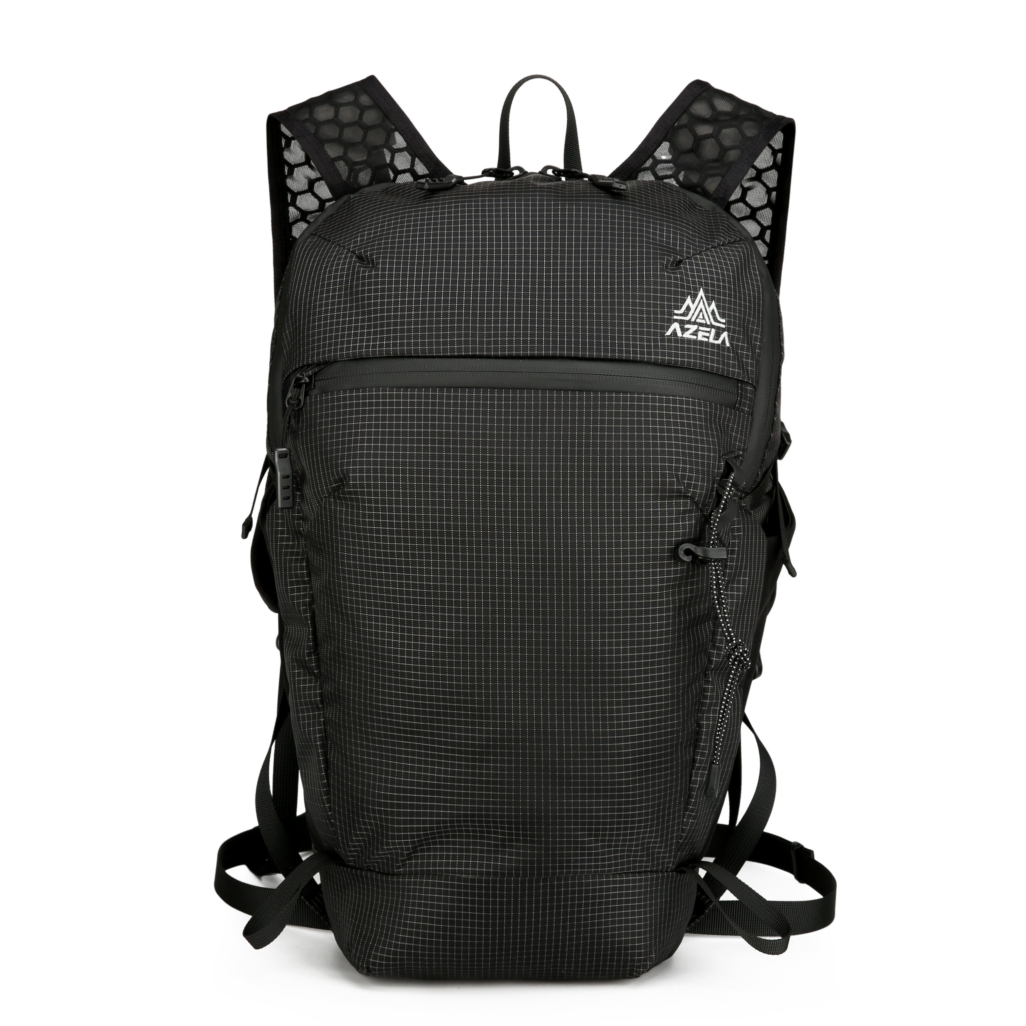 15L Faltbarer Trinkrucksack – Leichter, wasserdichter Wanderrucksack für Damen & Herren, Outdoor, Hiking, Radfahren, Reisen, Sport, Festival, mit Vielseitigen Taschen & Trekkingstockhalter