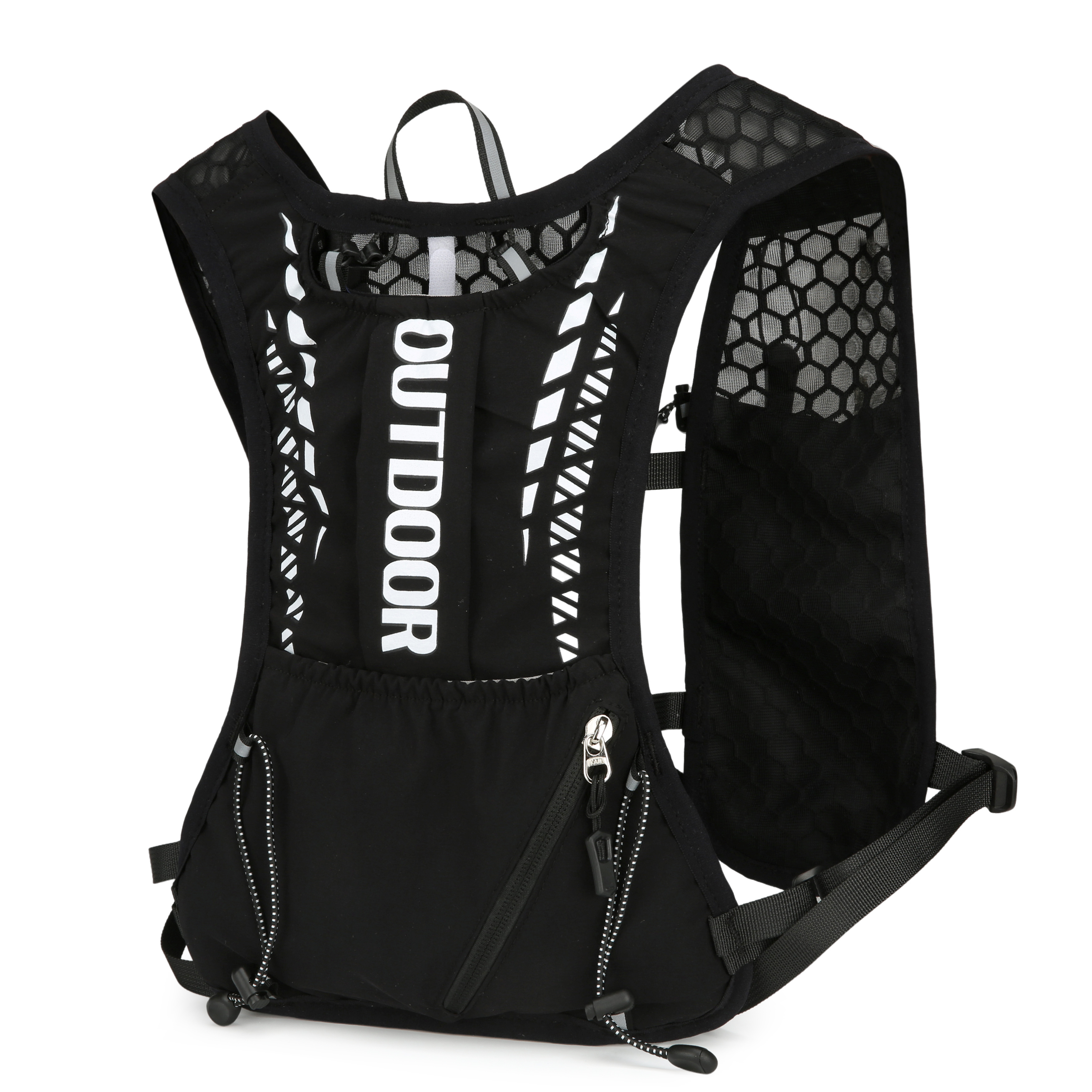 5L Wander-Wasserrucksack – Hydration Rucksack für Damen & Herren, Leichter Sportrucksack mit reflektierenden Streifen für Laufen, Radfahren und Outdoor-Aktivitäten