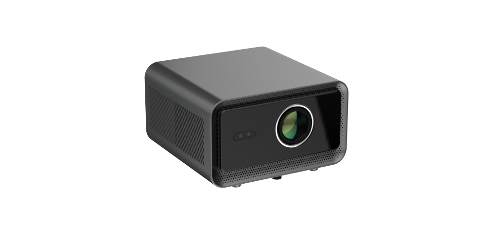 Full HD Beamer 1080P mit 800 ANSI Lumen, Autofokus, Keystone-Korrektur, bis 200 Zoll, 2× HDMI/2× USB, Weiß/Schwarz