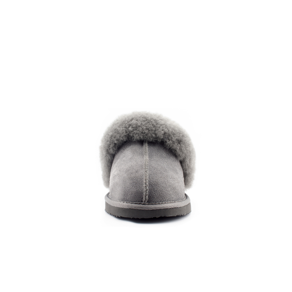 Parfeying Damen-Pantoletten aus Lamm- und Schaffell für den Innen- und Außenbereich aus Lammfell-Leder