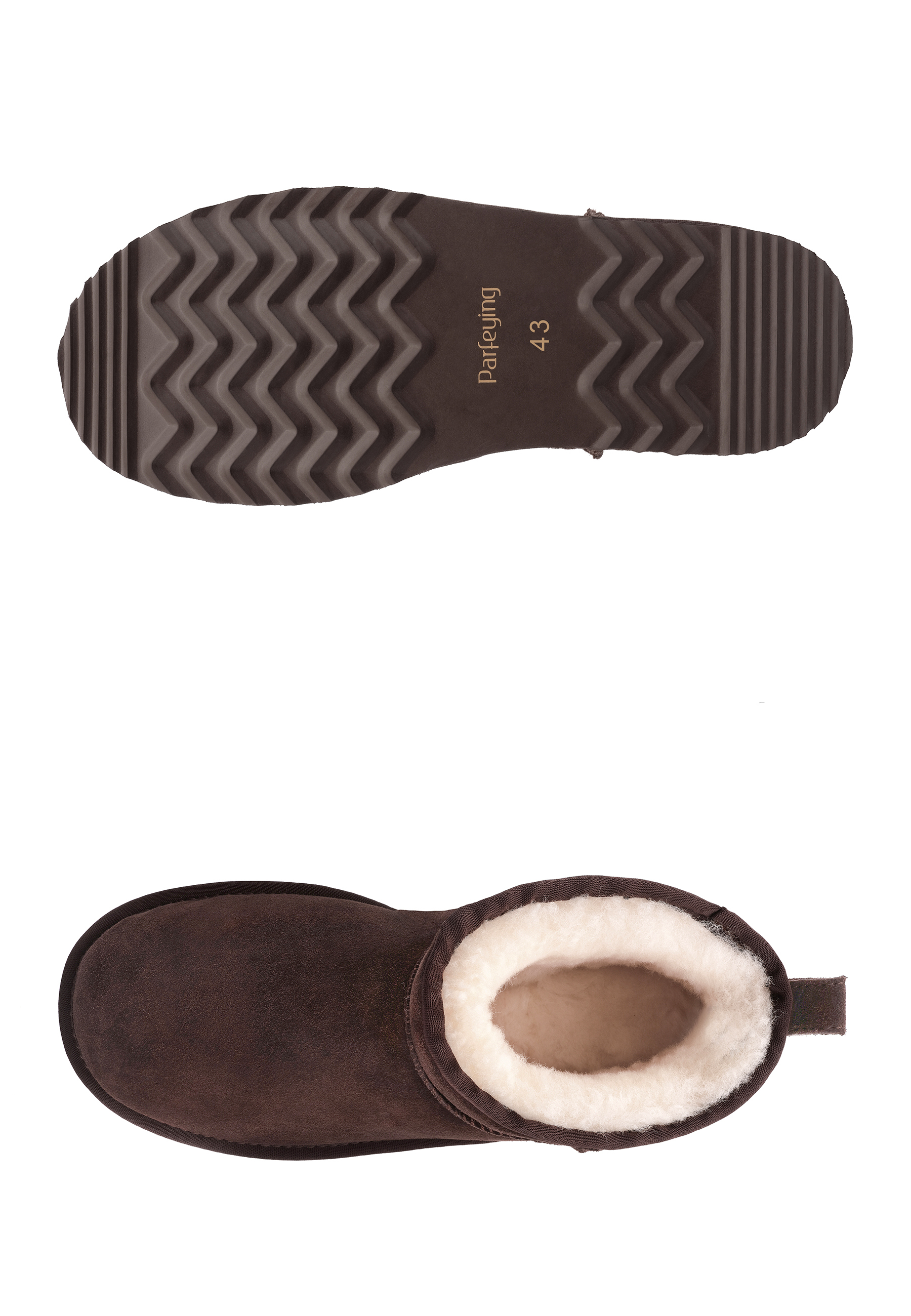 Kurze Herrenstiefel aus Wildleder mit Fellfutter – warm für den Winter und den Alltag