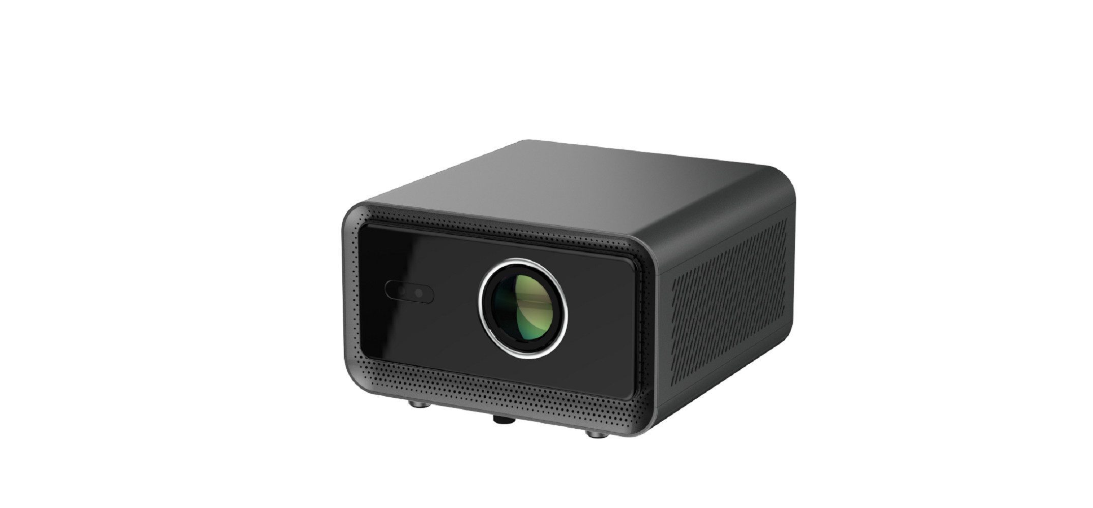Full HD Beamer 1080P mit 800 ANSI Lumen, Autofokus, Keystone-Korrektur, bis 200 Zoll, 2× HDMI/2× USB, Weiß/Schwarz