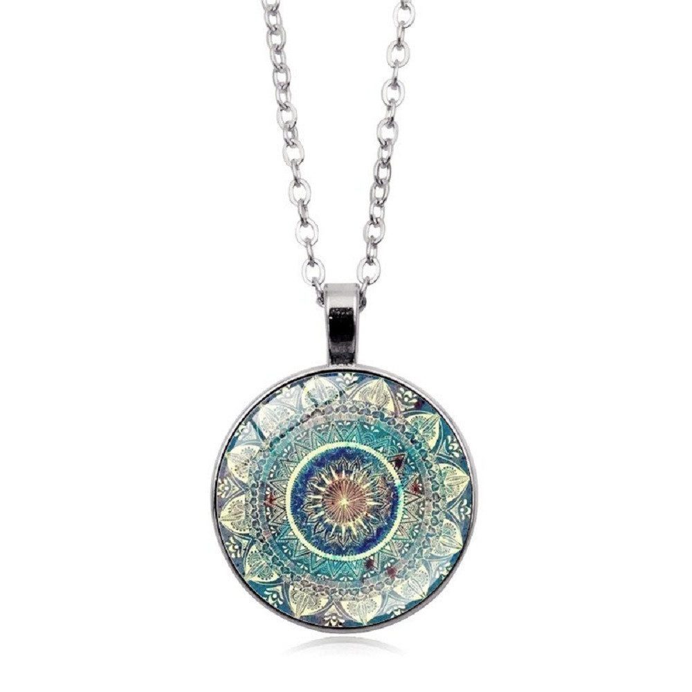 Perlenkette Damen mit Natursteinperlen – Vergoldete Halskette, verstellbar, filigraner Schmuck für Alltag & Anlass