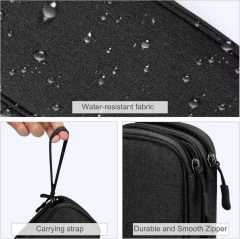 Travel Cable Organizer Bag, Portable Waterproof Double-layer Storage Pouch for Electronic Accessories,MY SHOP,Travel Cable Organizer Bag, Portable Waterproof Double-layer Storage Pouch for Electronic Accessories