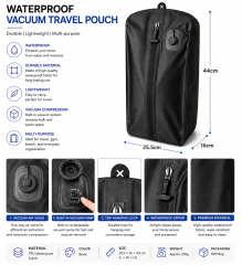 WATERPROOF VACUUM TRAVEL POUCH,Glanix-industry,WATERPROOF VACUUM TRAVEL POUCH