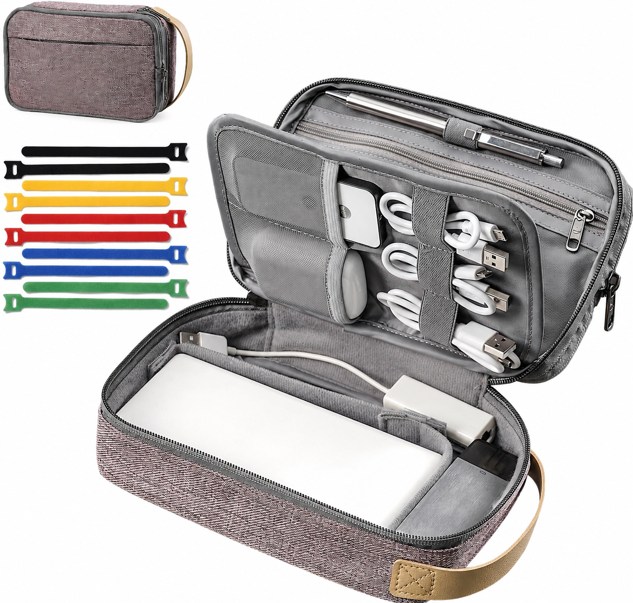 GLANIX Expandable Electronics Organizer Bag,Glanix-industry,GLANIX Expandable Electronics Organizer Bag