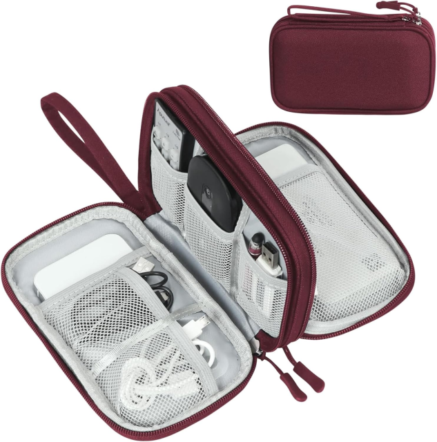 GLANIX Compact 2-Layer Cable Organizer Bag,Glanix-industry,GLANIX Compact Cable Organizer Bag