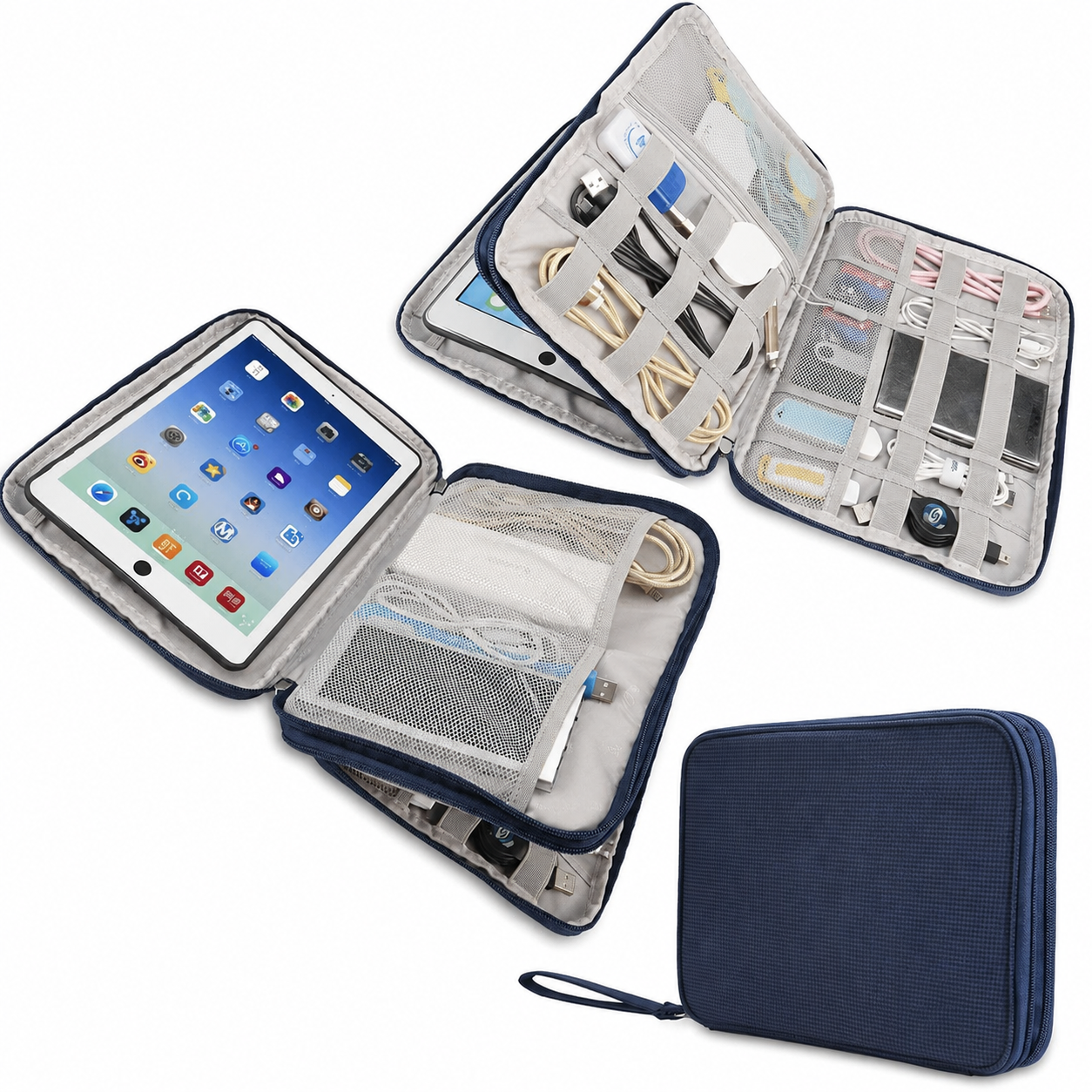 GLANIX Double Layer Electronics Organizer Bag,Glanix-industry,GLANIX Double Layer Organizer Bag