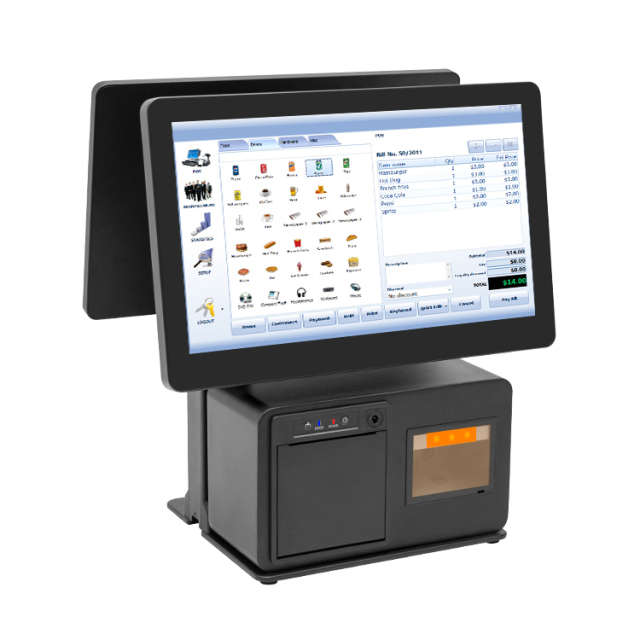 15.6inch 1920x1080 Windows POS Terminal Thermal Printer All-in-One Intel Core pos Systems for Restaurant Hospitality,posodm.com,15.6inch 1920x1080 Windows POS Terminal  pos Systems