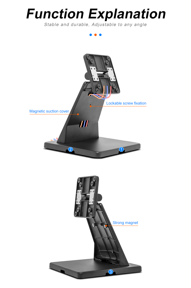 POS Monitor Stand Function Explanation