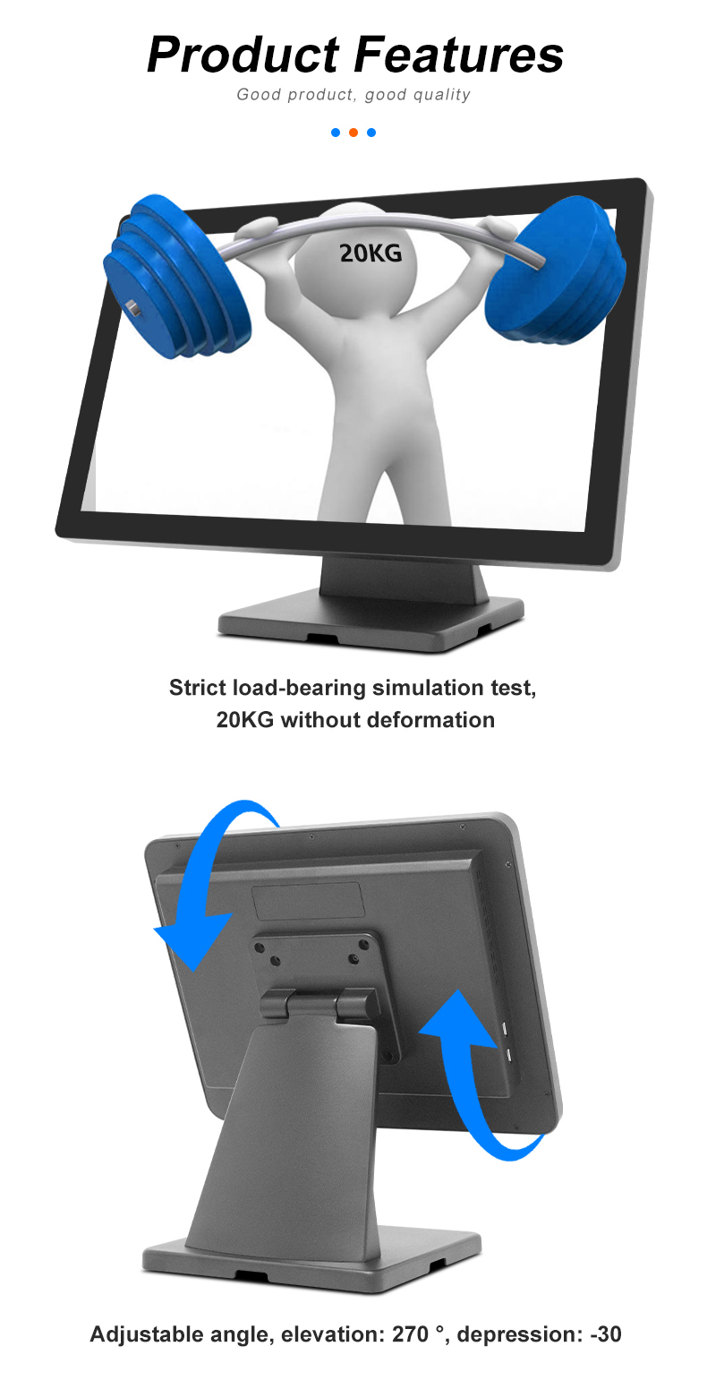 POS Monitor Stand Matching Display