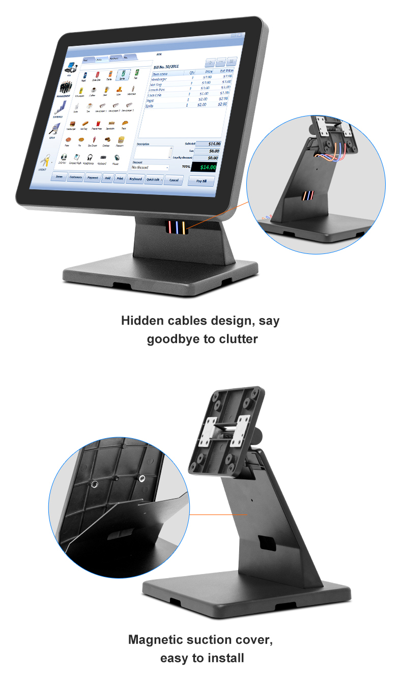 POS Monitor Stand Packaging Display