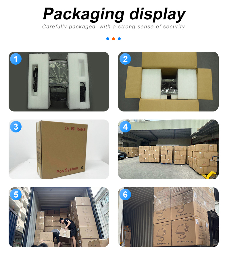 POS Monitor Stand Carefully Packaged Packaging Display