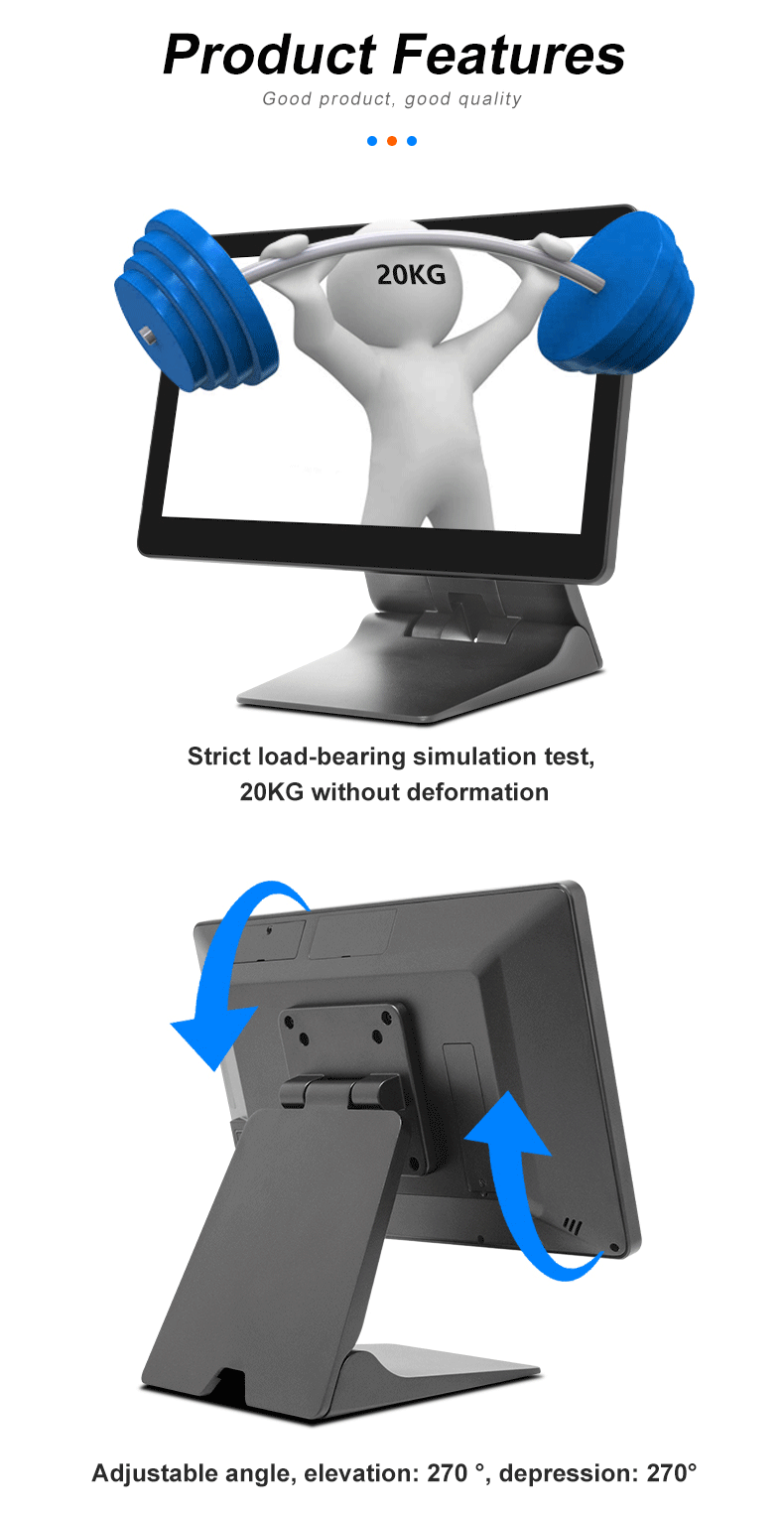 Foldable Monitor Stand Matching Display VESA 75 100mm