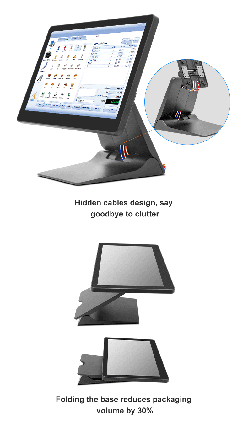 Foldable Monitor Stand Packaging Display