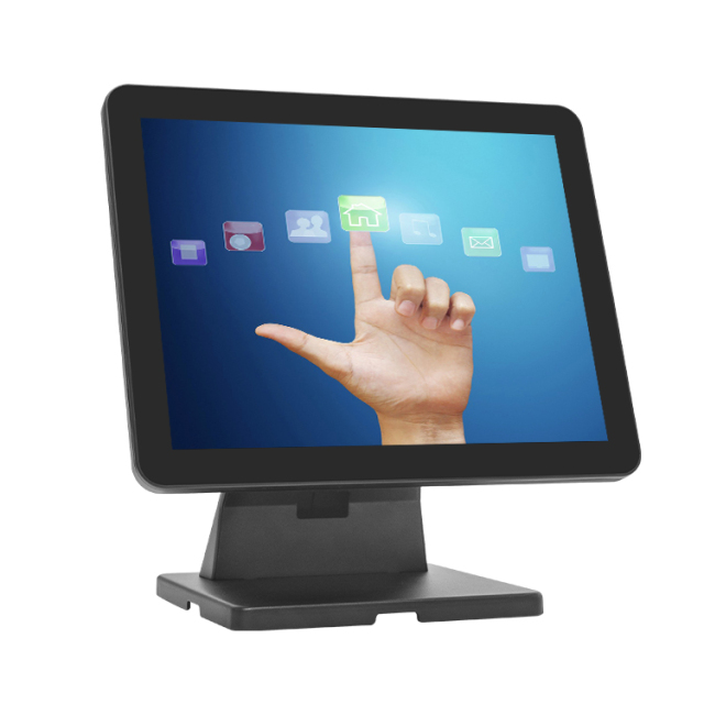 Wholesale 15" POS Touch Monitor | 10-Point Capacitive Touch 1024x768 4:3 LED Screen with Serial Interface & Stand,posodm.com,Wholesale 15" POS Touch Monitor Capacitive Touch 1024x768 LED Screen