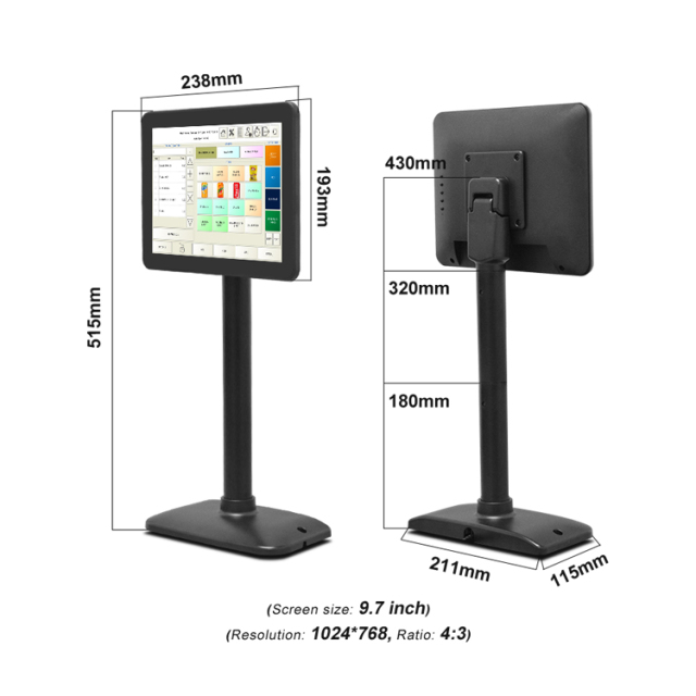TX-097M 9.7 Inch POS Customer Display Second Screen,posodm.com,TX-097M 9.7 Inch POS Customer Display Second Screen