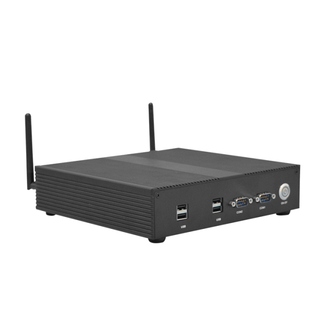 Industrial control aluminum alloy wall mounted small host with built-in WiFi, Bluetooth, 6COM, 8USB, MINIPC,posodm.com,wall mounted small host with built-in WiFi, Bluetooth, MINIPC