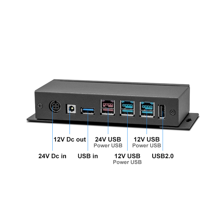 Power USB Hub 12V/24V for POS Cash Register | Multi‑Port Power Box,posodm.com,Power USB Hub 12V/24V for POS Cash Register | Multi‑Port Power Box